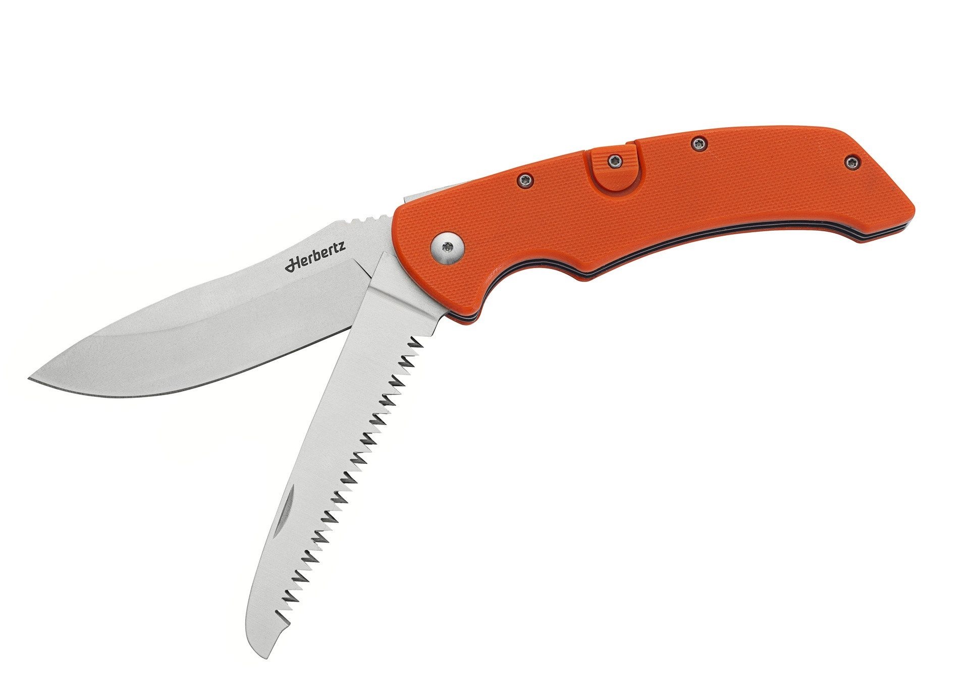 Herbertz Taschenmesser, (Herbertz Jagd-Taschenmesser, 2-teilig, orange)