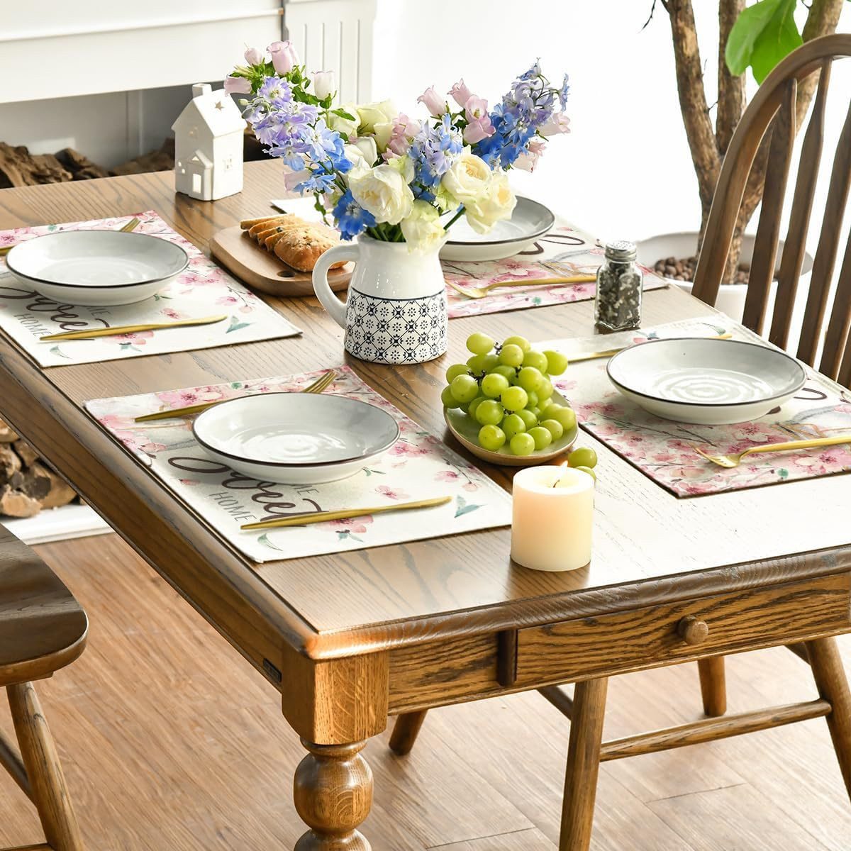 Coonoor Tischläufer Leinen-Tischdecke und Platzsets Set, günstig online kaufen