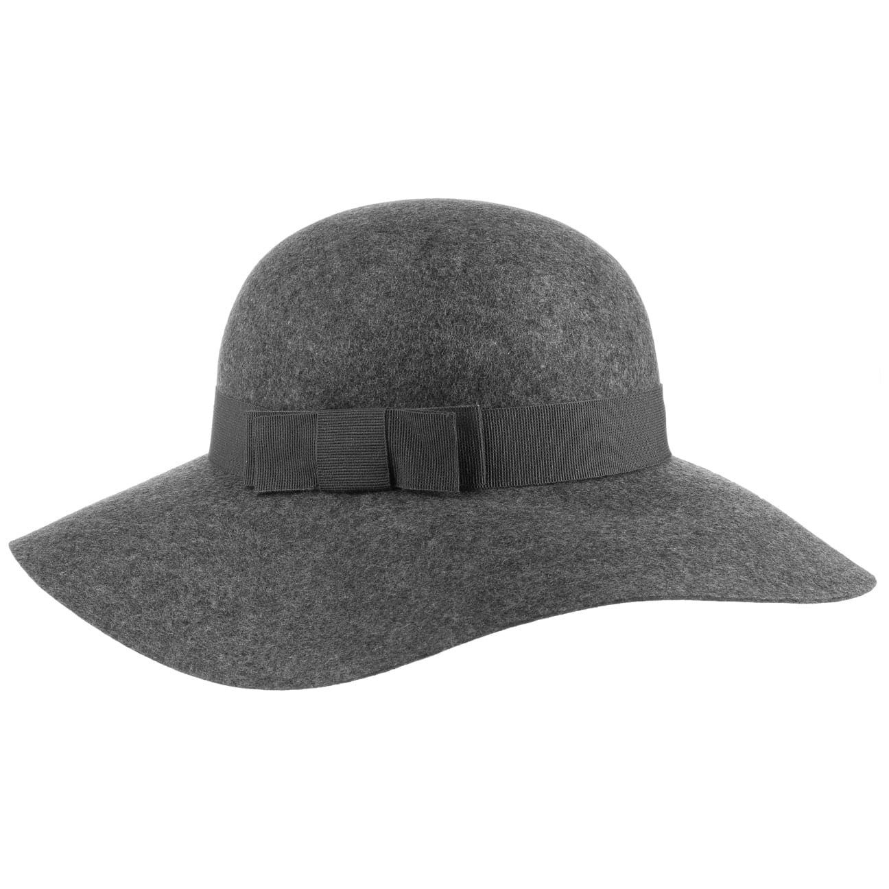 Lipodo Schlapphut (1-St) Wollhut mit Ripsband, Made in Italy