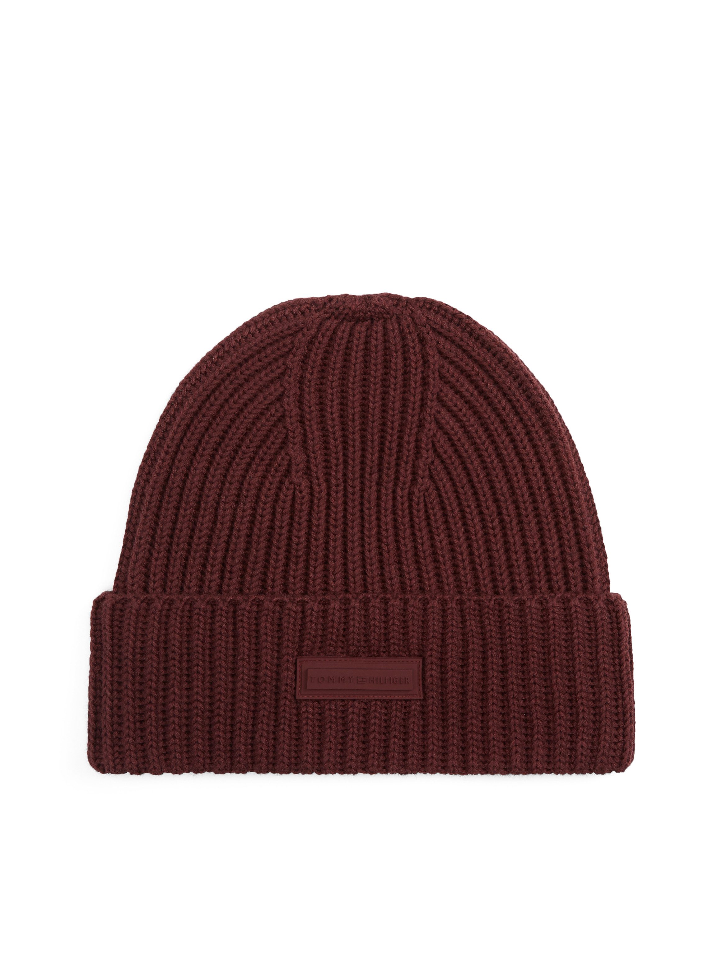 Tommy Hilfiger Beanie TH FOUNDATION Strick, günstig online kaufen