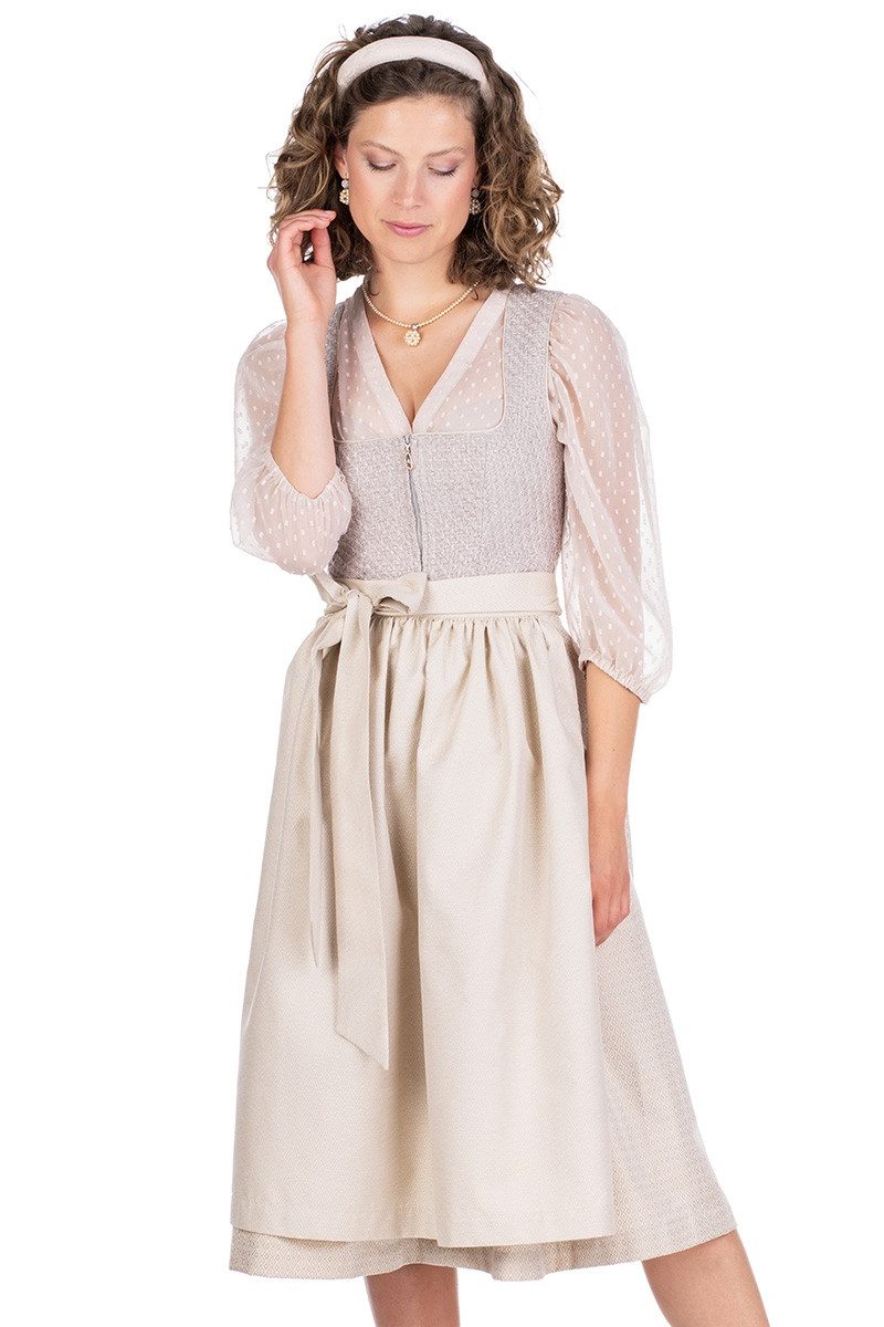 MarJo Dirndl Midi Dirndl 2tlg. - ZENTING - sand