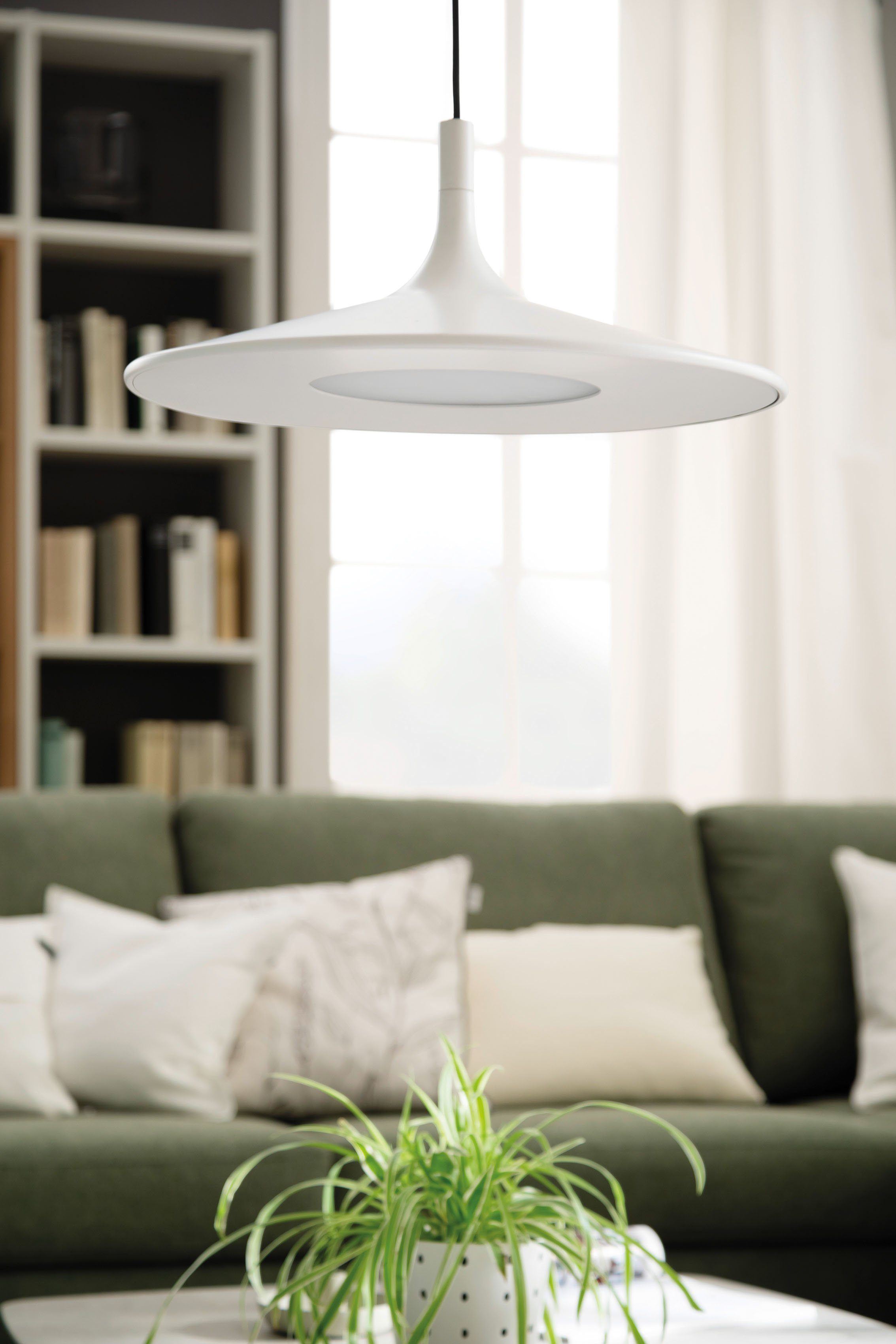 LED Slim, SCHÖNER integriert, fest Warmweiß WOHNEN-Kollektion LED Pendelleuchte Dimmfunktion,