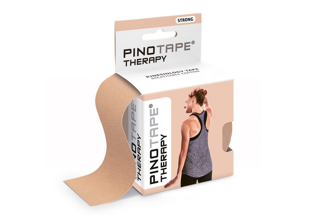 Pino Kinesiologie-Tape Pinotape Therapy Kinesiologie Tape Light Beige 5 cm x 5 m