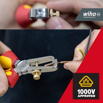 Wiha Abisolierzange Professional electric (27437), 160 mm, für präzises und sicheres Abmanteln