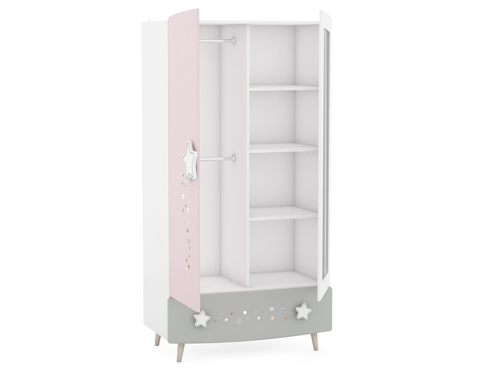 möbelando Savannah youth bedroom set (4-piece), cm