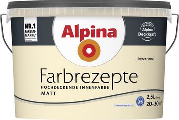 Alpina Wandfarbe Alpina Farbrezepte Sweet Home matt 2,5 L