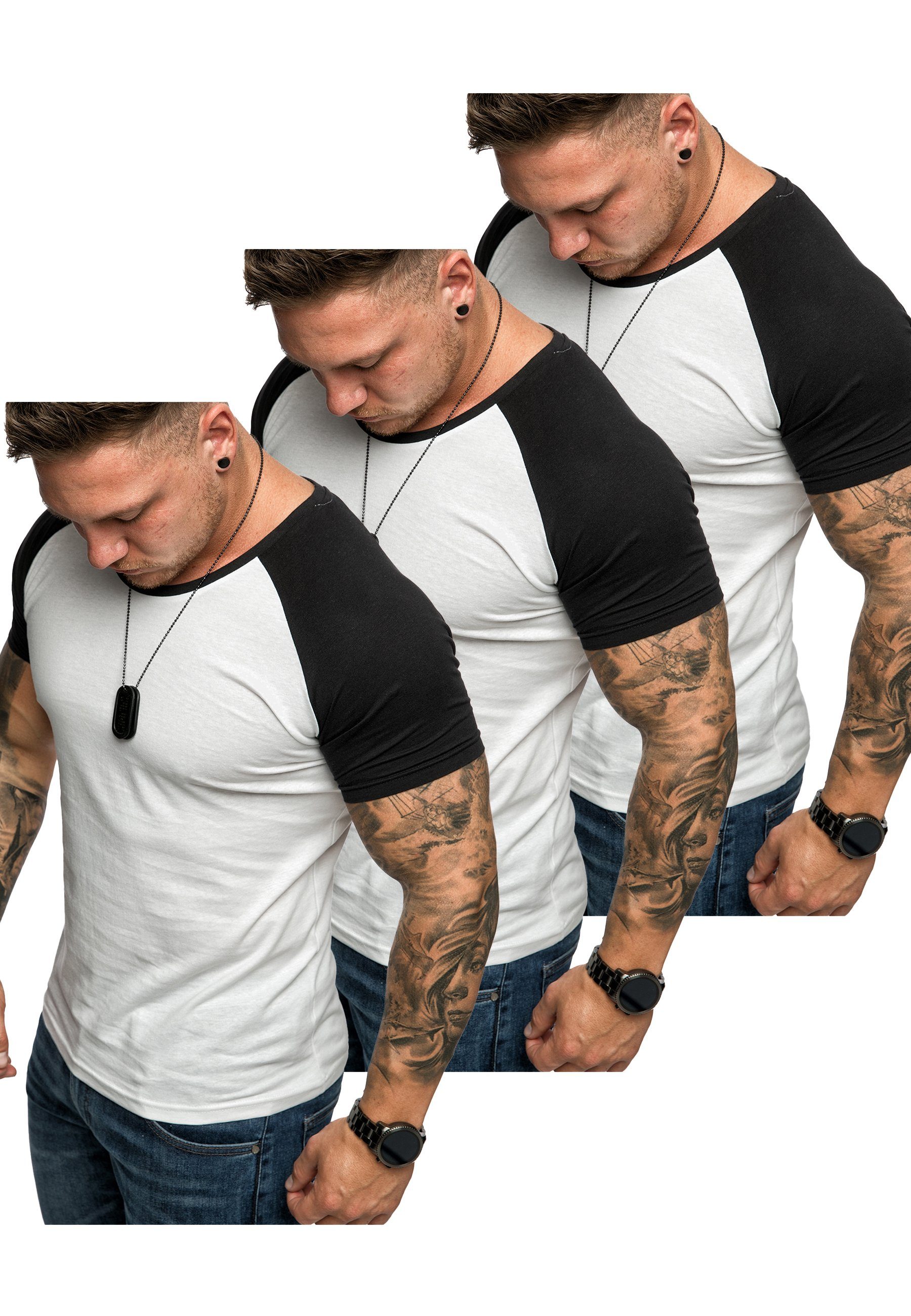 Amaci&Sons T-Shirt 3. SALEM 3er-Pack T-Shirts günstig online kaufen