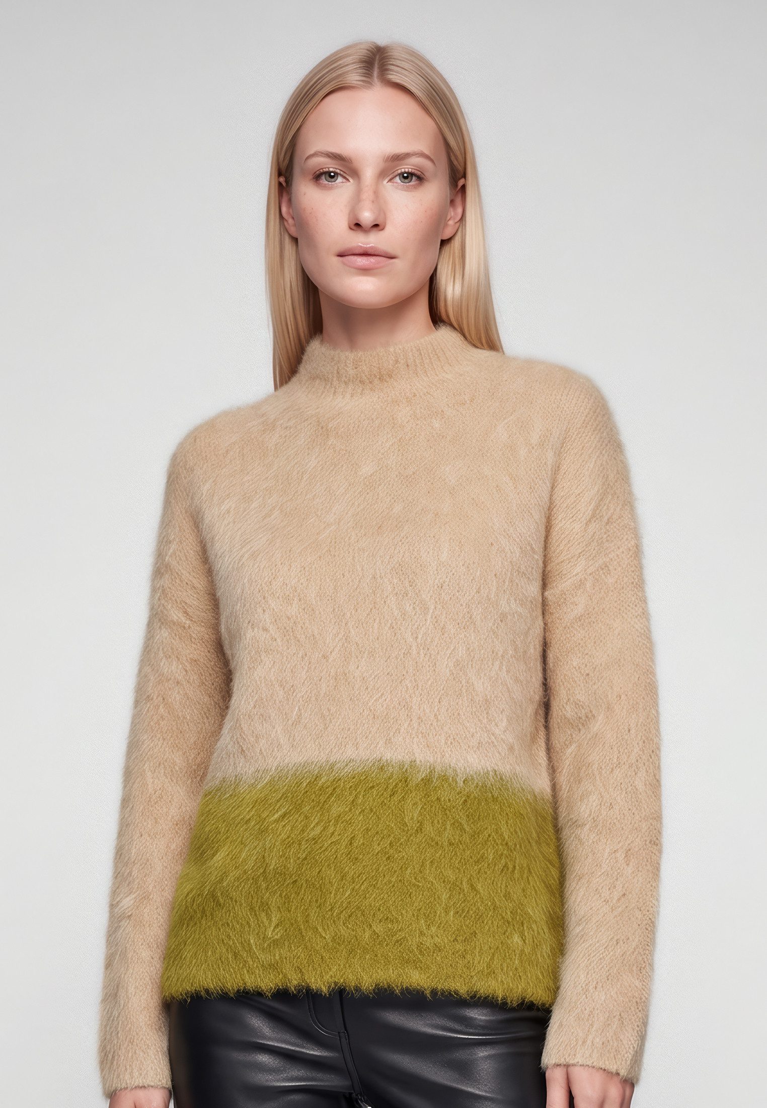 MARC AUREL Strickpullover mit Colour-Blocking