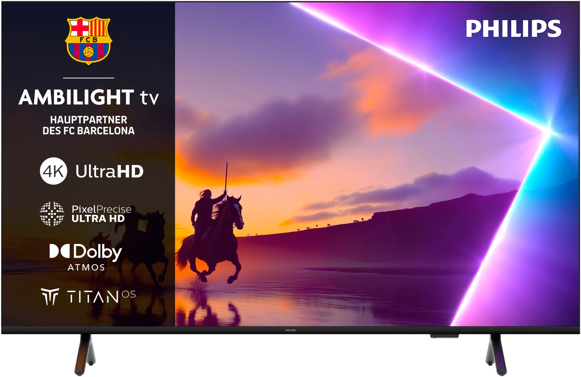 Philips 85PUS8500/12 LED-Fernseher (215 cm/85 Zoll, 4K Ultra HD, Smart-TV, Ambilight, Pixel Precise UHD, HDR10+ kompatibel, Gaming & Dolby Atmos)