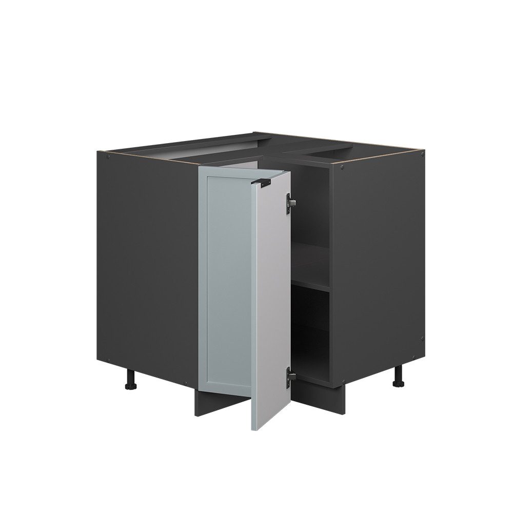 Vicco Eckunterschrank Fame-Line, Hellblau-grau/Anthrazit, 80.5 cm, günstig online kaufen