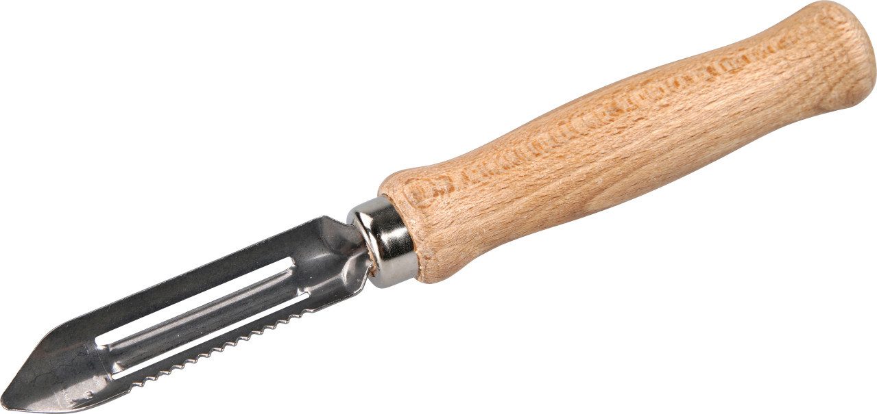 FACKELMANN Küchenorganizer-Set Fackelmann Sparschäler 15 cm holz