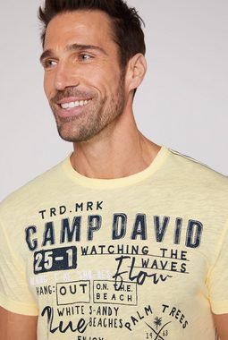 CAMP DAVID Rundhalsshirt aus Baumwolle