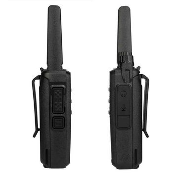 Retevis Walkie Talkie RT668, mit Headset, 16 Kanäle CTCSS/DCS PMR Wiederaufladbarer(2 Stück)