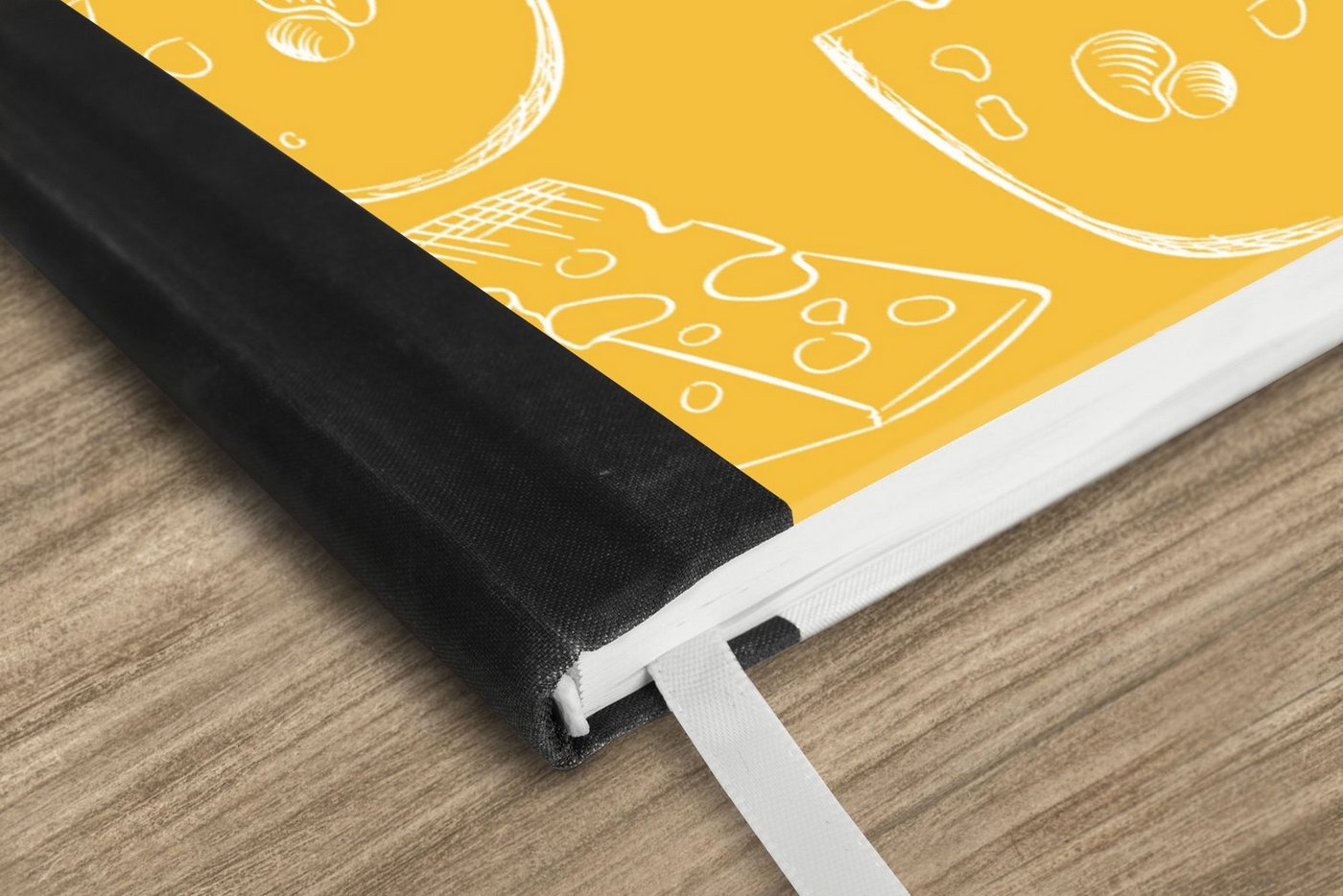 Thumbnail - MuchoWow Notizbuch Käse - Gelb - Design, Notebook, Notizblock a5, Tagebuch, Journal Liniert