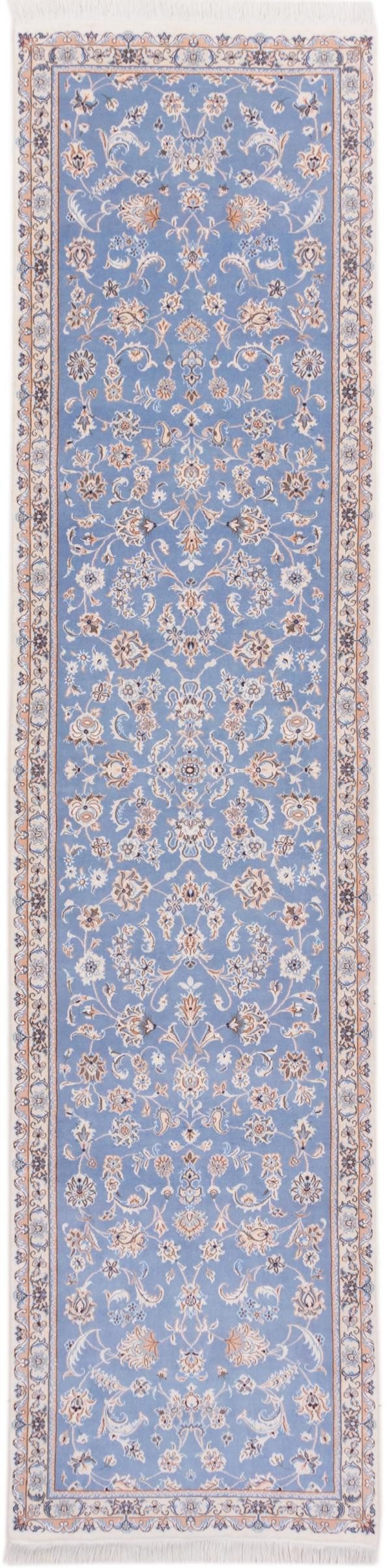 Nain Trading Orientteppich Nain 9La 97x400 Handgeknüpfter Orientteppich / Perserteppich Läufer, rechteckig, Höhe: 10 mm