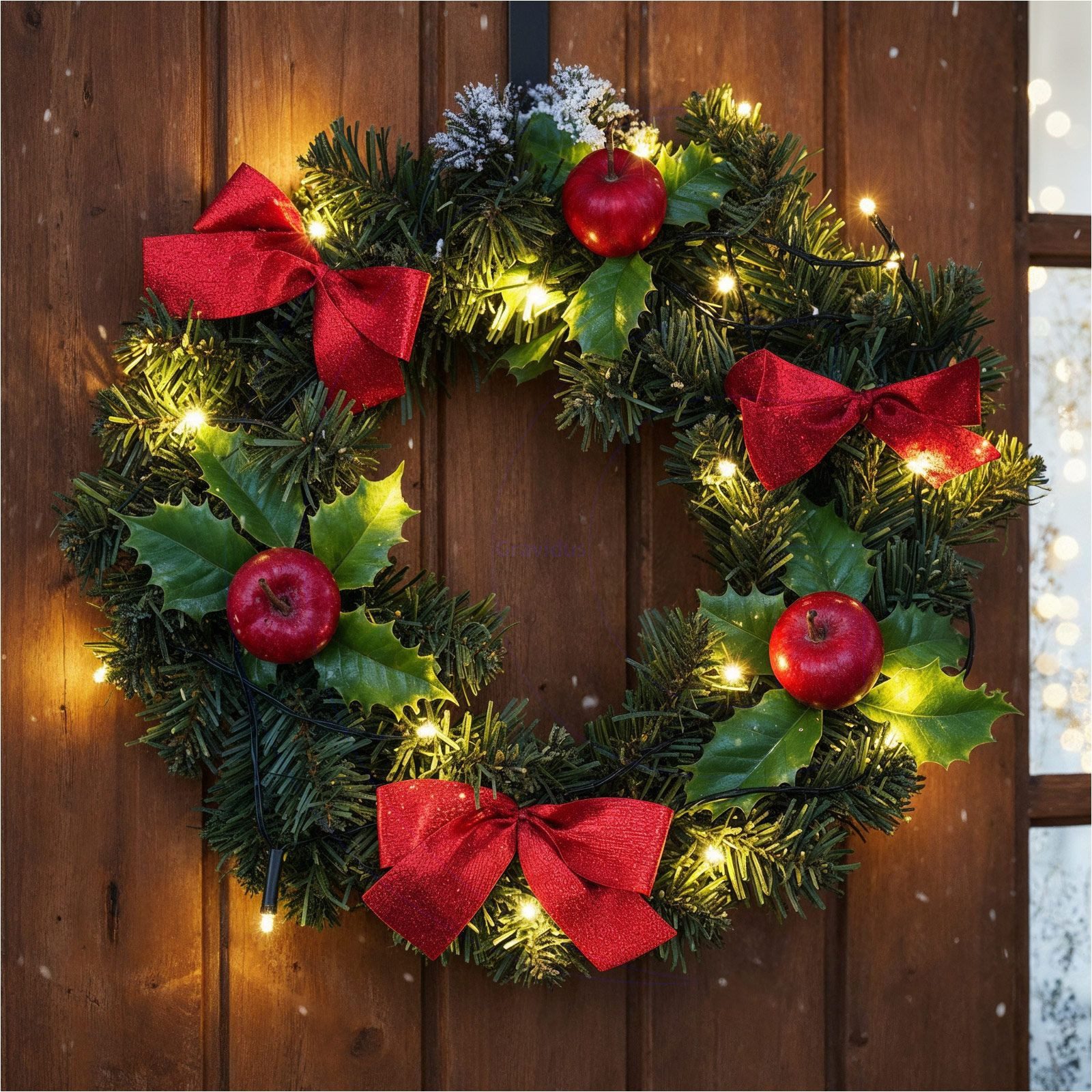 Gravidus Dekokranz LED Türkranz Ø30 cm günstig online kaufen