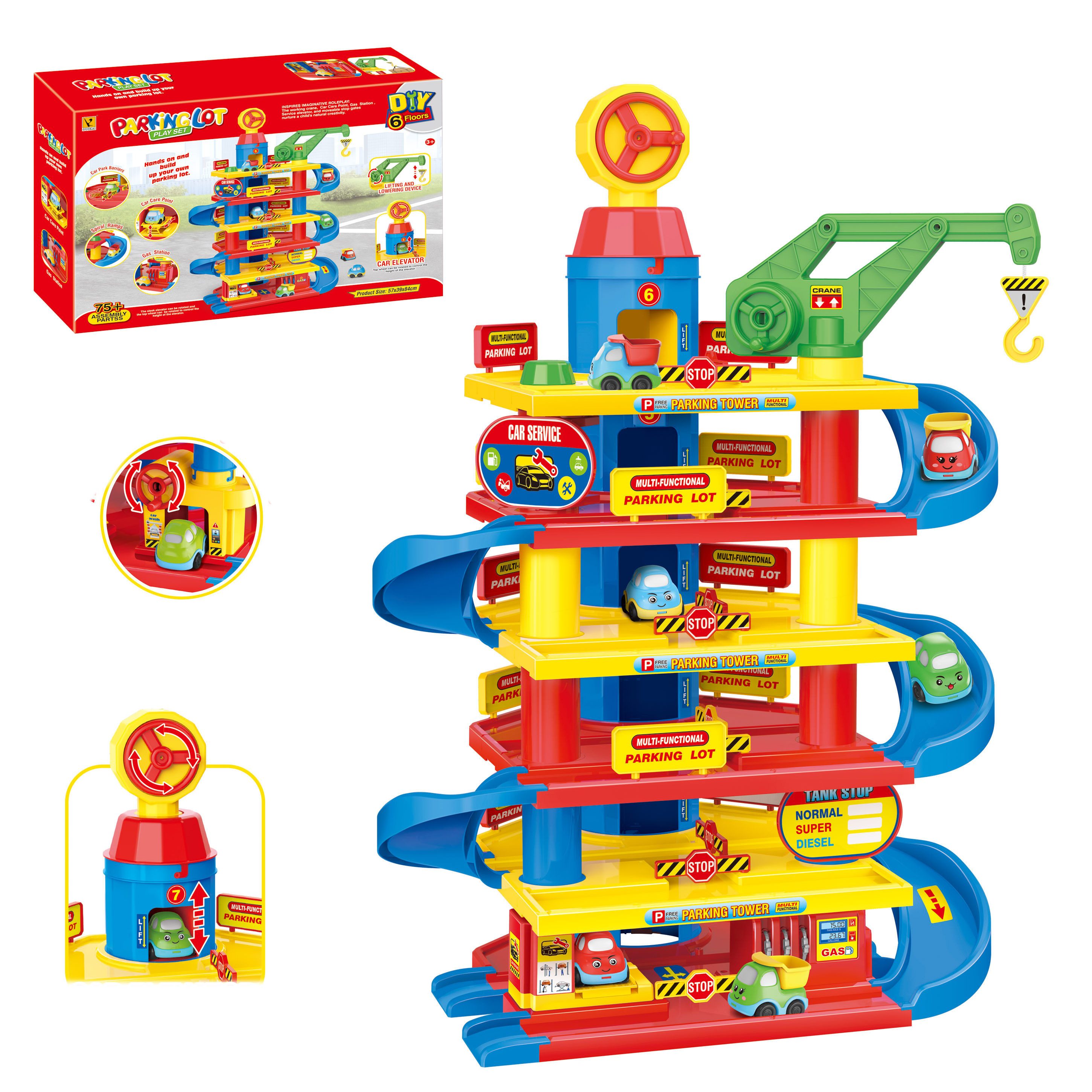 COIL Spiel-Parkgarage Autogarage, Parkhaus, Tower Garage, günstig online kaufen
