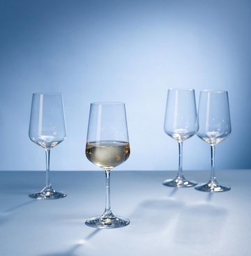 Villeroy & Boch Weißweinglas Ovid Weißweingläser 380 ml 4er Set, Glas