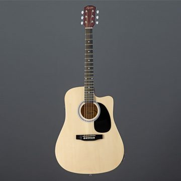 Squier Westerngitarre, Fender SA-105CE Dreadnought Natural, Westerngitarren, Dreadnought Gitarren, SA-105CE Dreadnought Natural - Westerngitarre