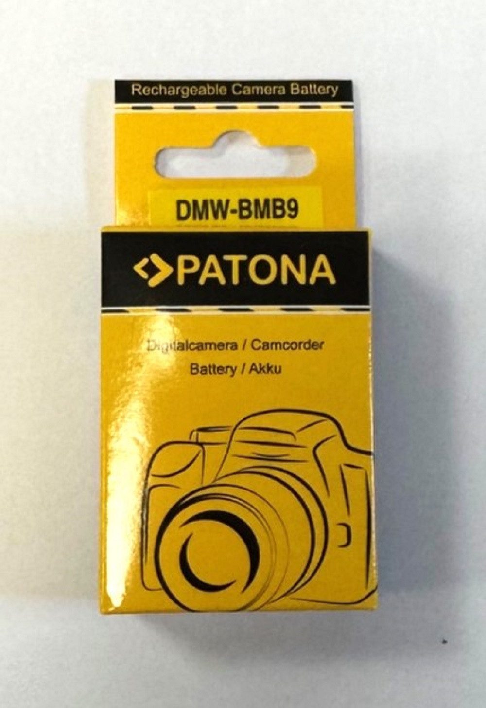 Replace Akku DMW-BMB9 von Patona für Panasonic FZ82 Kamera-Akku