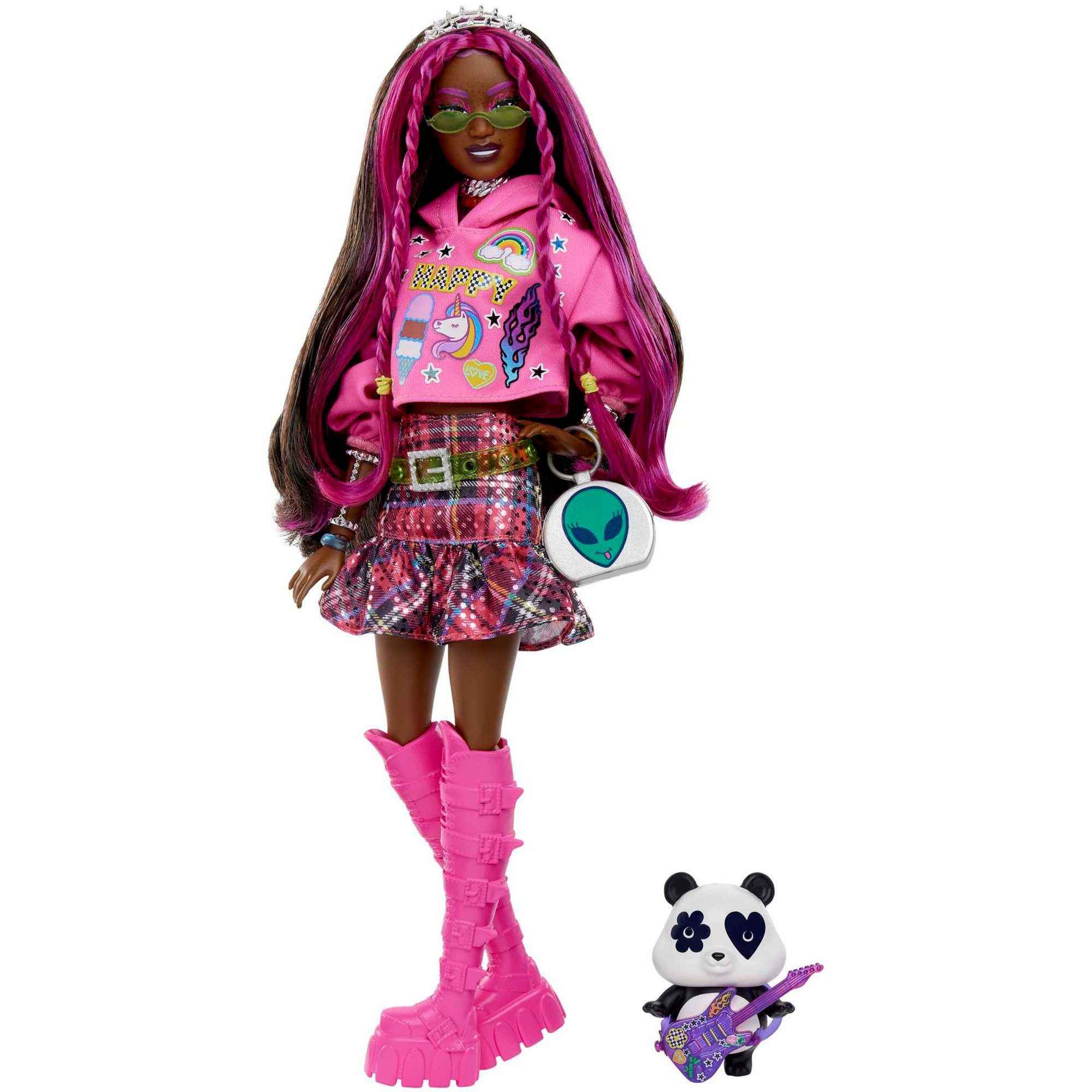 Mattel® Babypuppe Barbie Barbie Extra Puppe 19 - pinkfarbenes