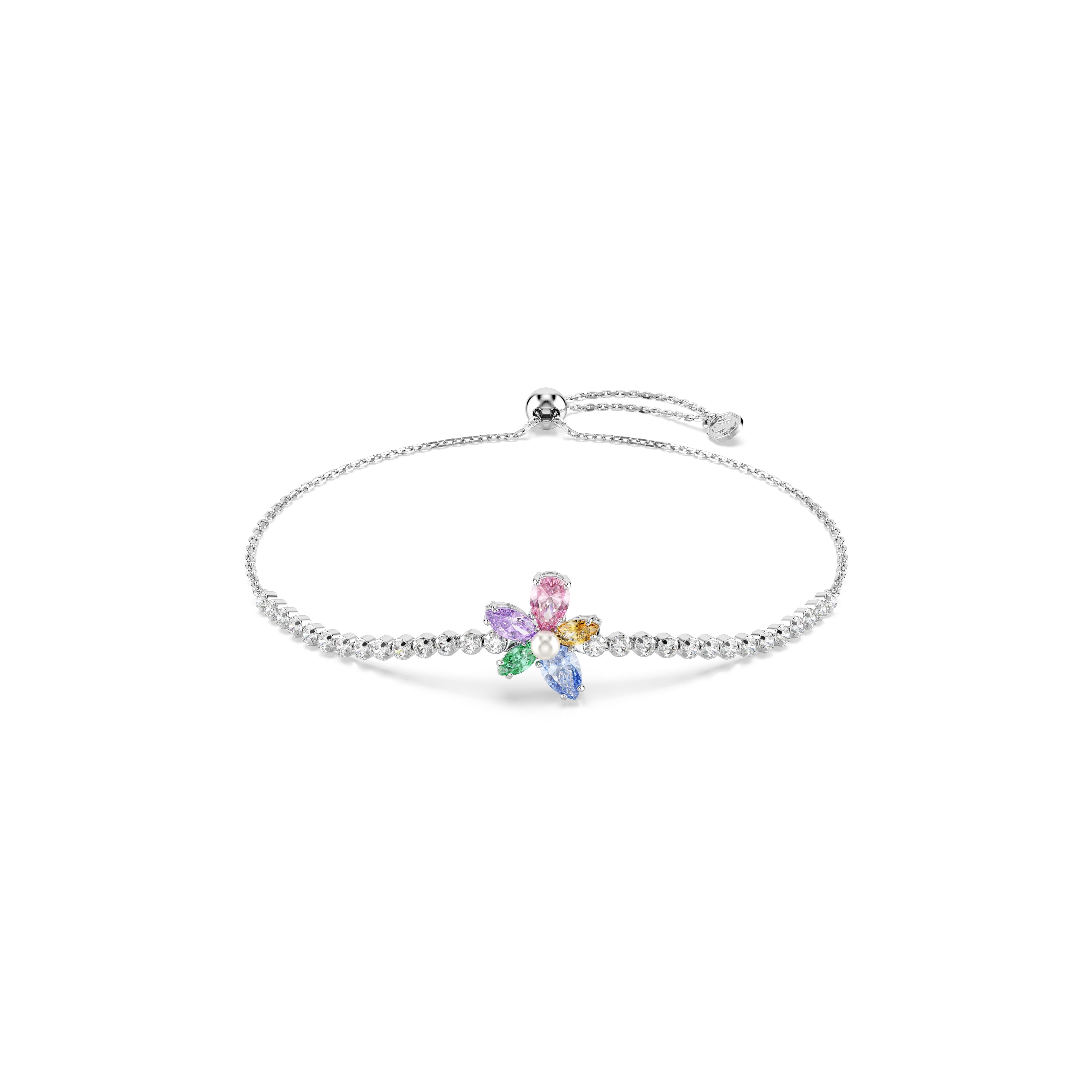 Swarovski Armkette Schmuck Geschenk Capsule Armband, mit Swarovski® Kristall, Zirkonia (synth) - mit Swarovski® Perle