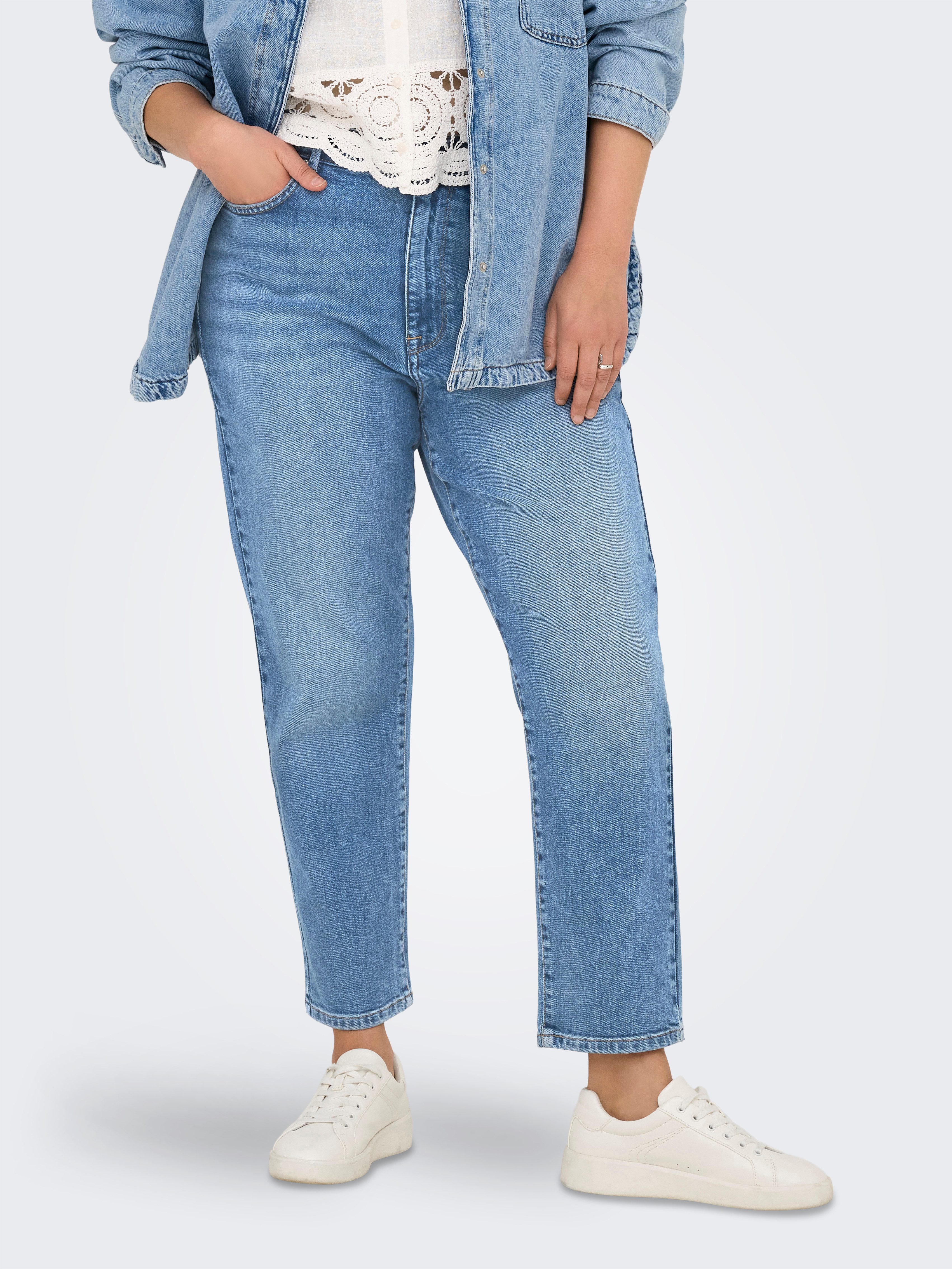 ONLY CARMAKOMA High-waist-Jeans CAREMILY STRETCH HW ST AK DNM CRO005
