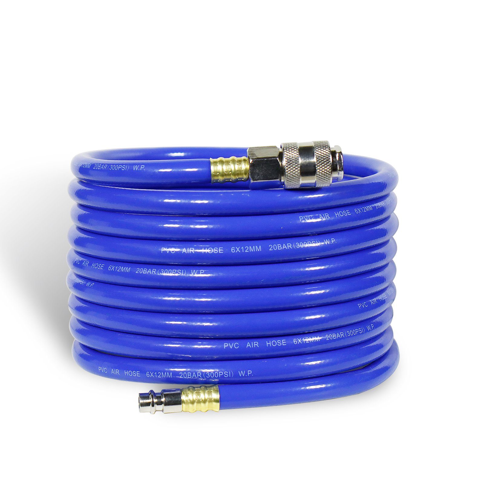 CCLIFE Druckluftschlauch Druckluft Spiralschlauch 5M für Kompressor Kompressorschlauch