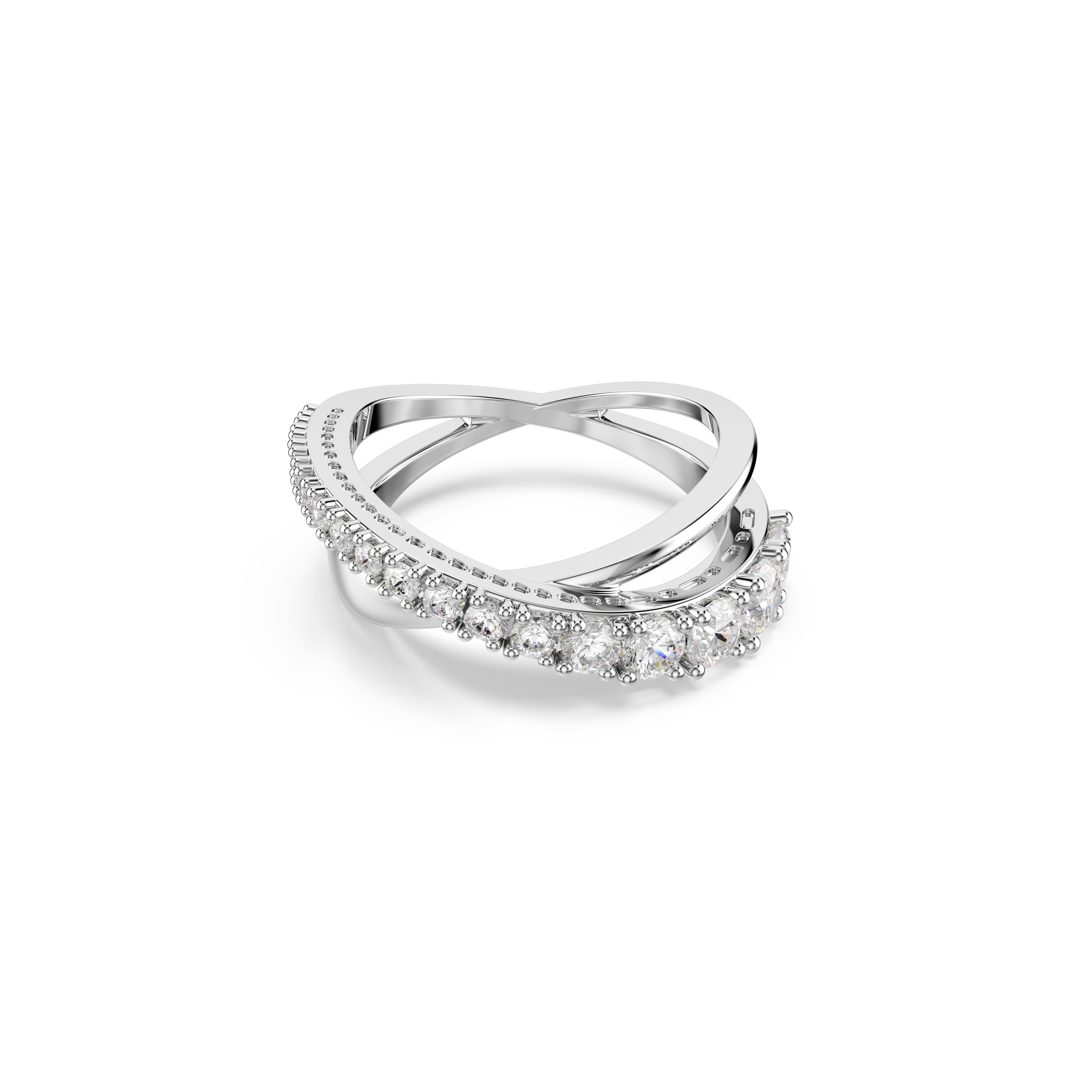 Swarovski Fingerring Schmuck Geschenk Hyperbola Ring, mit Swarovski® Kristall, Zirkonia (synth)