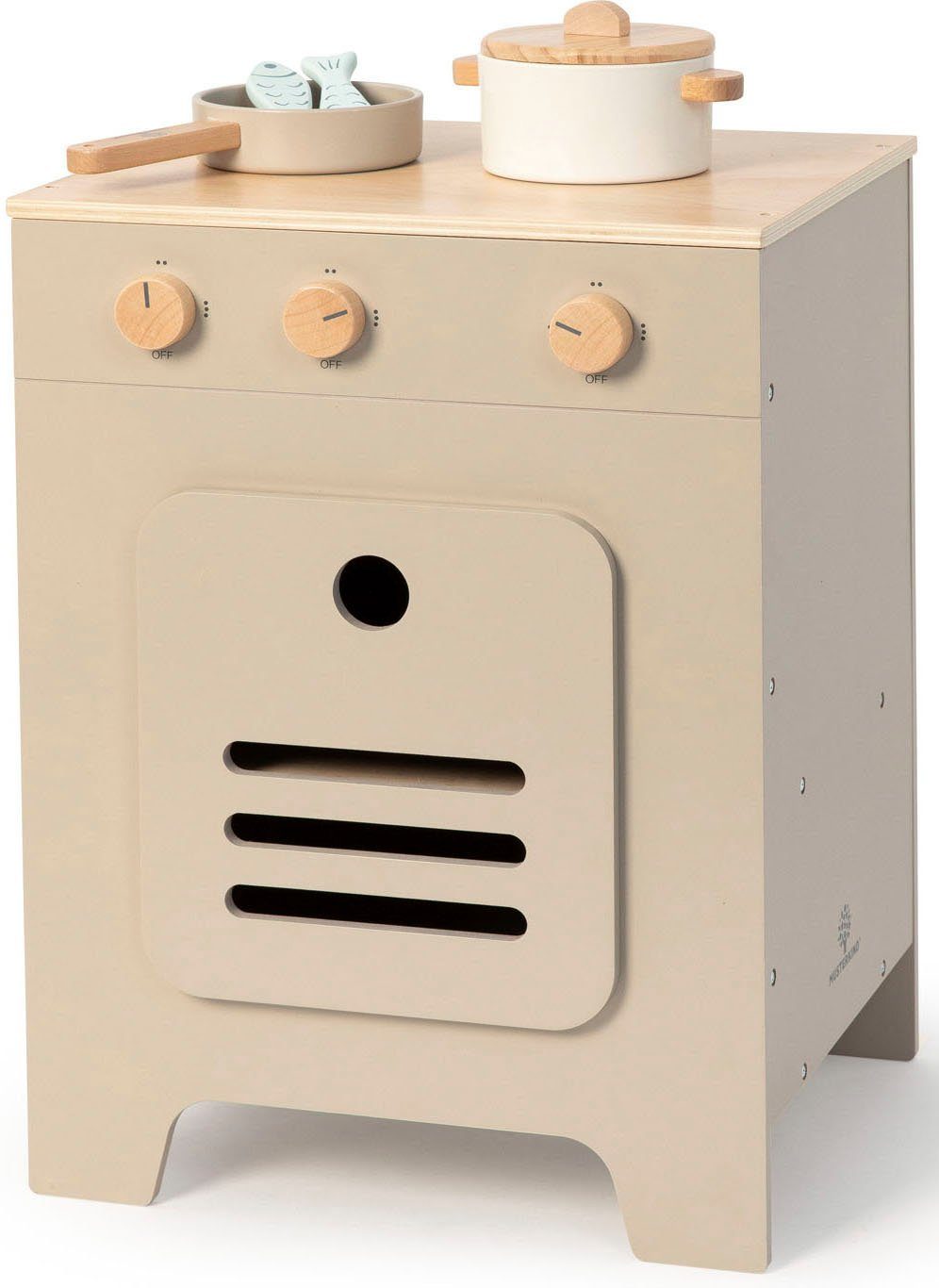 MUSTERKIND® Kinder-Herd Mix & Match, warmgrau/natur, FSC® - schützt Wald günstig online kaufen