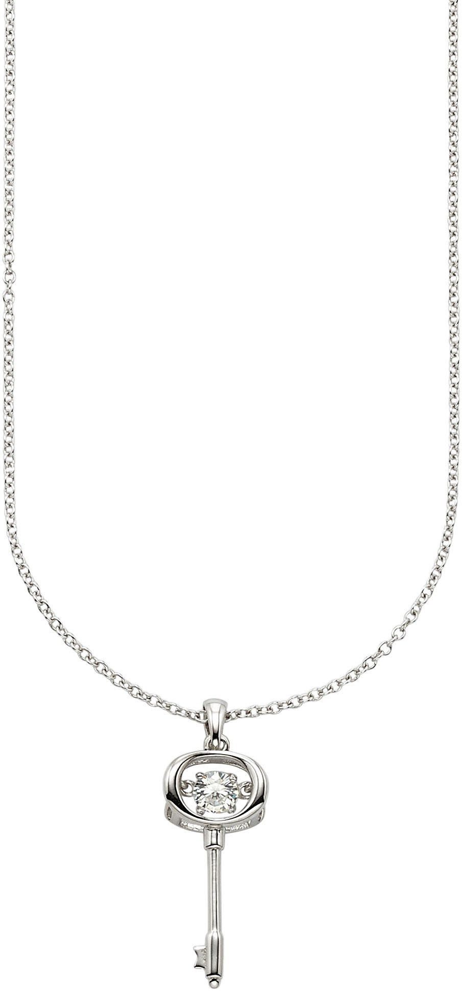 Aniston JEWELRY & WATCHES Kette mit Anhänger Schmuck Geschenk Silber 925 Halskette mit Schlüsselanhänger, mit Zirkonia (synth). € 49,50
