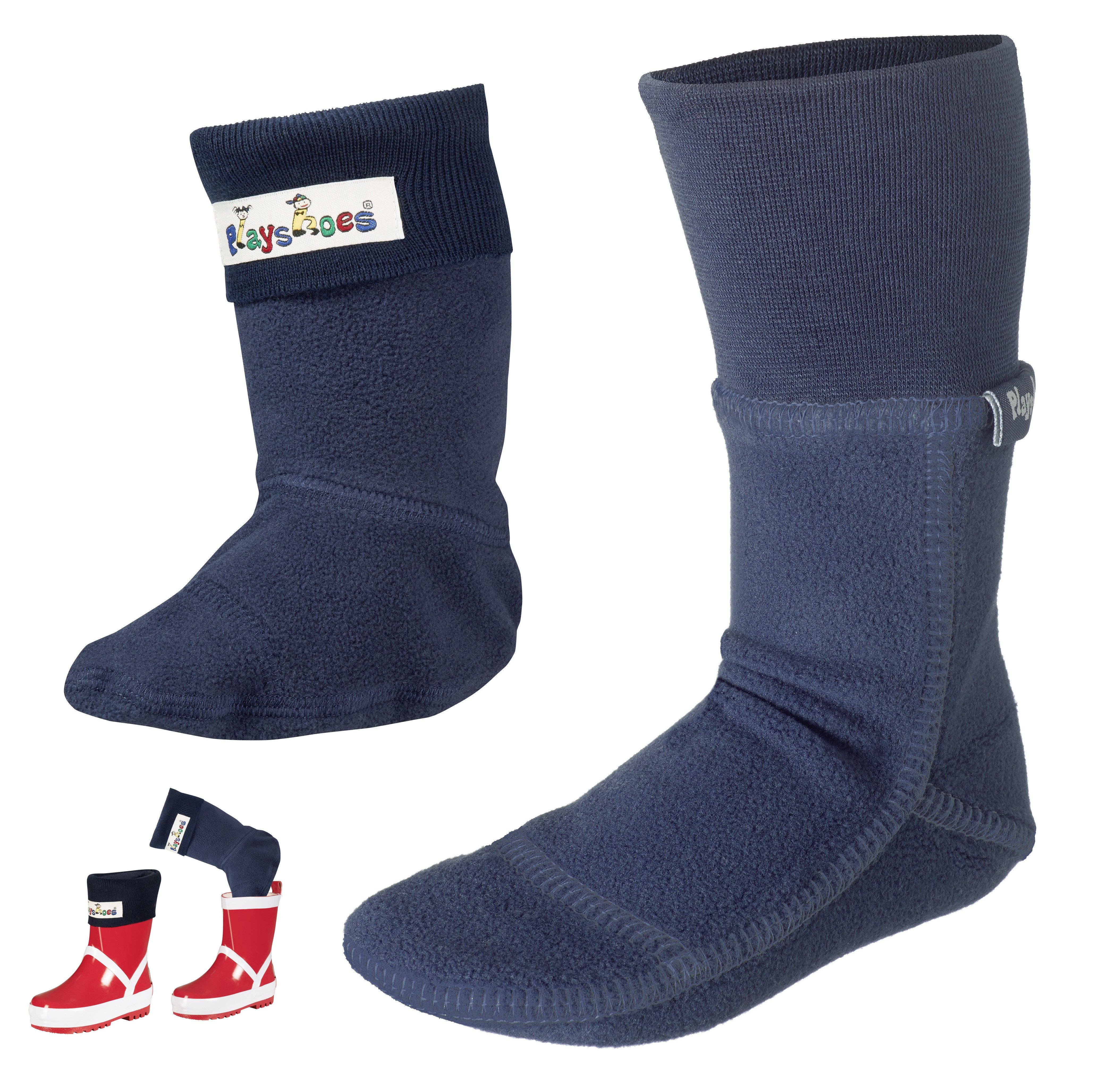 Playshoes Thermosocken Kinder Stiefelsocken hoch, aus Fleece
