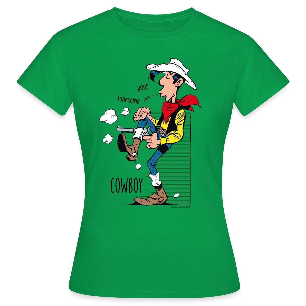 Spreadshirt T-Shirt Lucky Luke Poor Lonesome günstig online kaufen