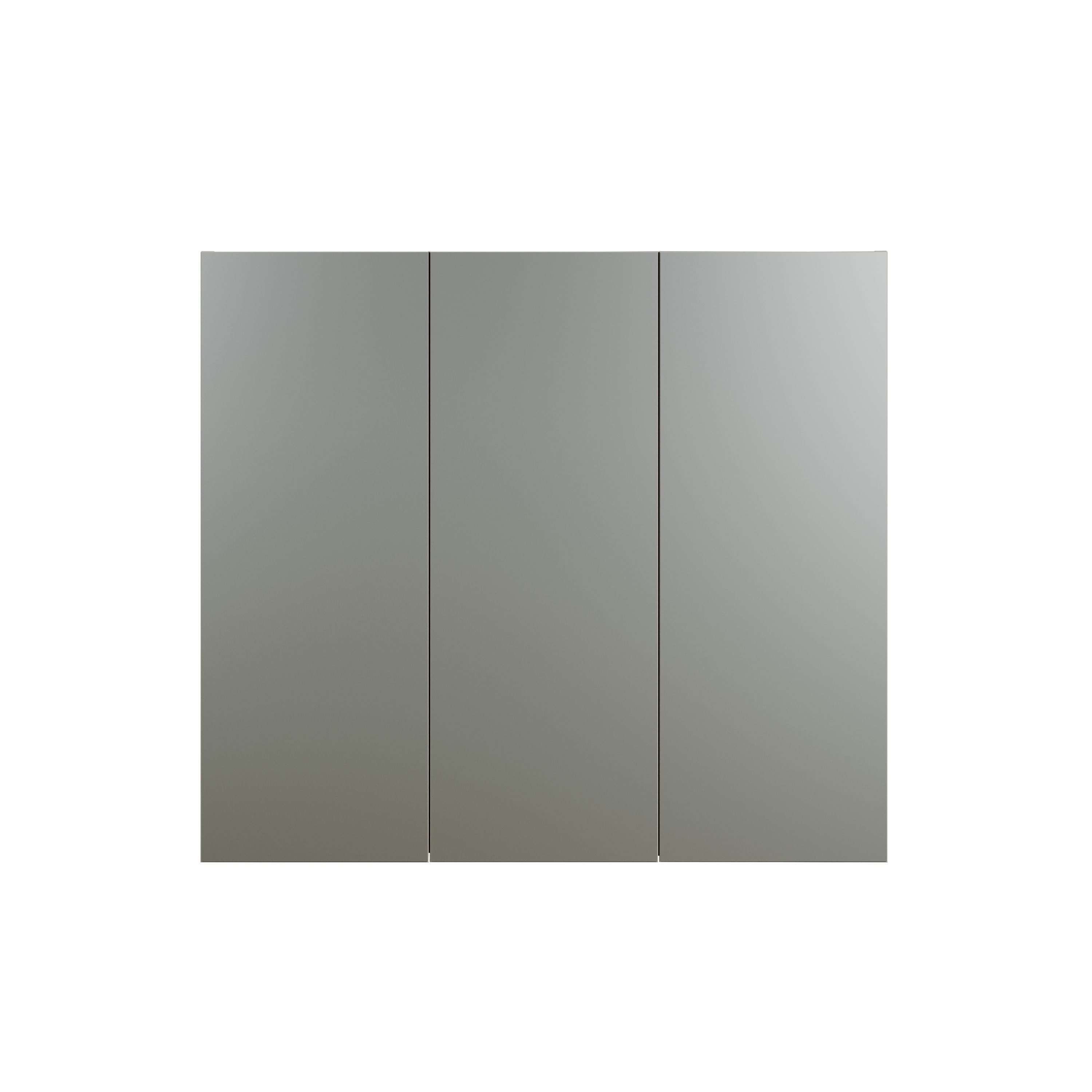 trendteam Badezimmerspiegelschrank (Spiegelschrank) Badspiegel Badschrank 90 x 80 x 20 cm