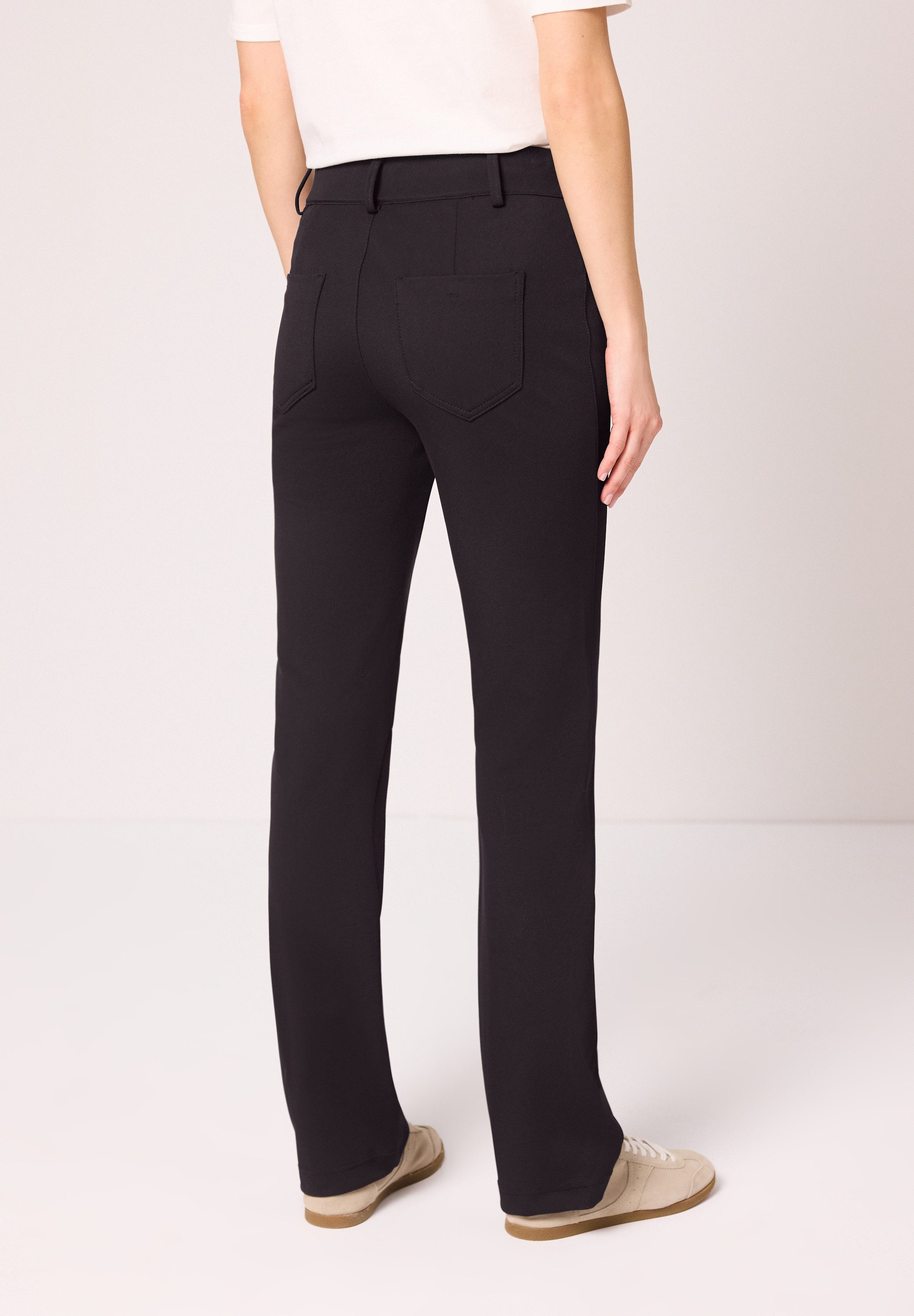 STREET ONE Stoffhose High Waist