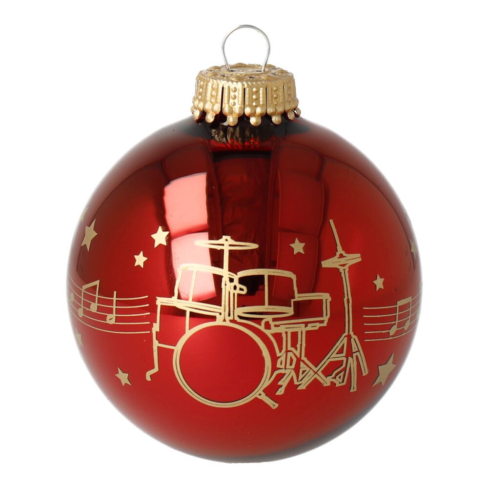 mugesh Weihnachtsbaumkugel Weihnachtskugel Kling Glöckchen mit Instrument, günstig online kaufen