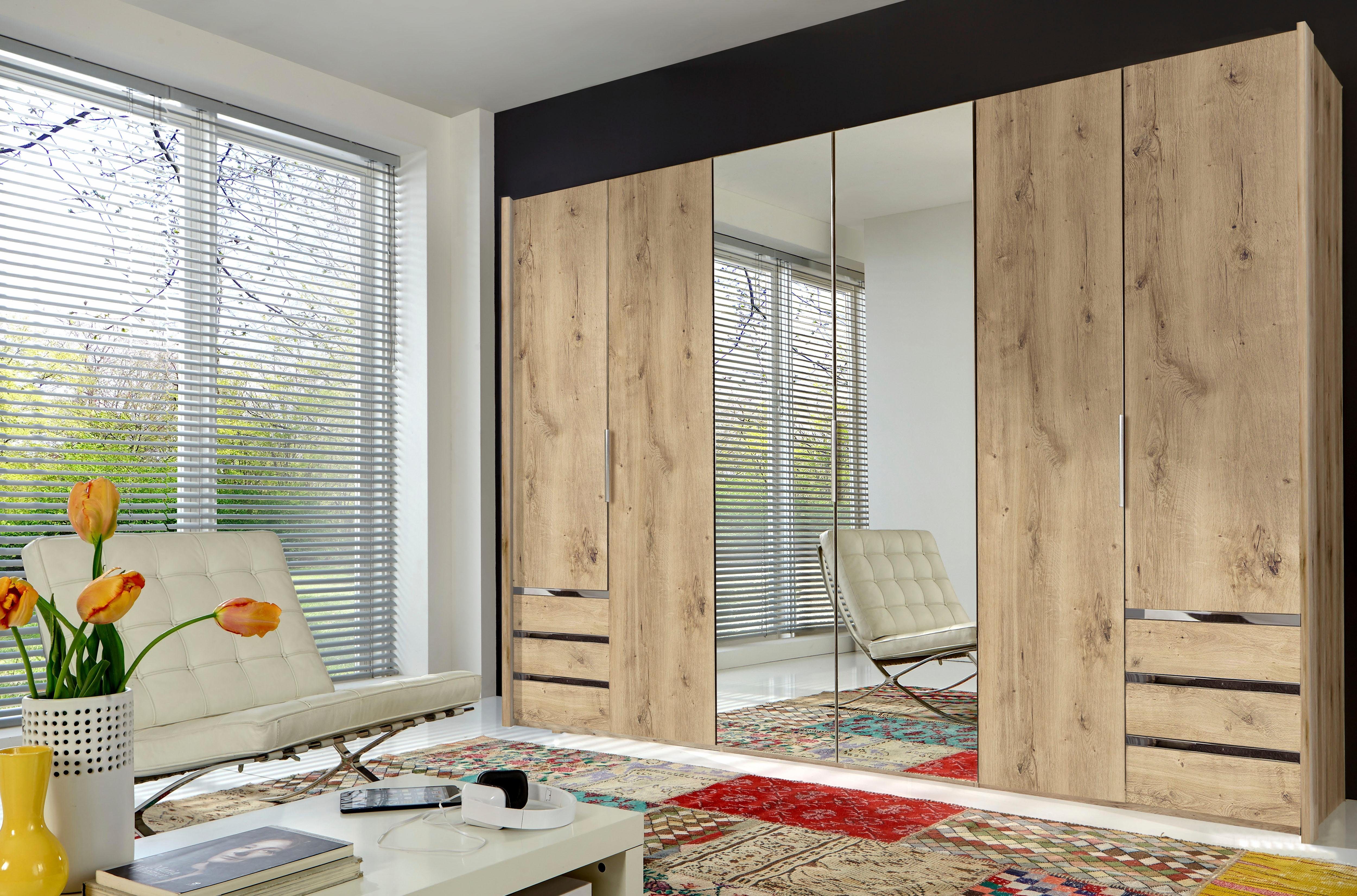 Wimex Kleiderschrank Level by fresh to go mit Spiegeltüren und Schubladen