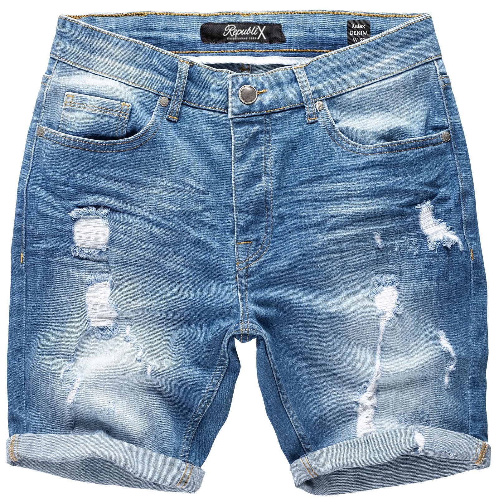 REPUBLIX Jeansshorts ZYAIRE Herren Bermuda kurze günstig online kaufen