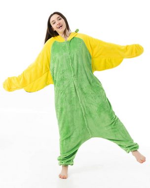 Katara Partyanzug Bauernhoftiere Jumpsuit Kostüm für Erwachsene S-XL, (165-175cm)