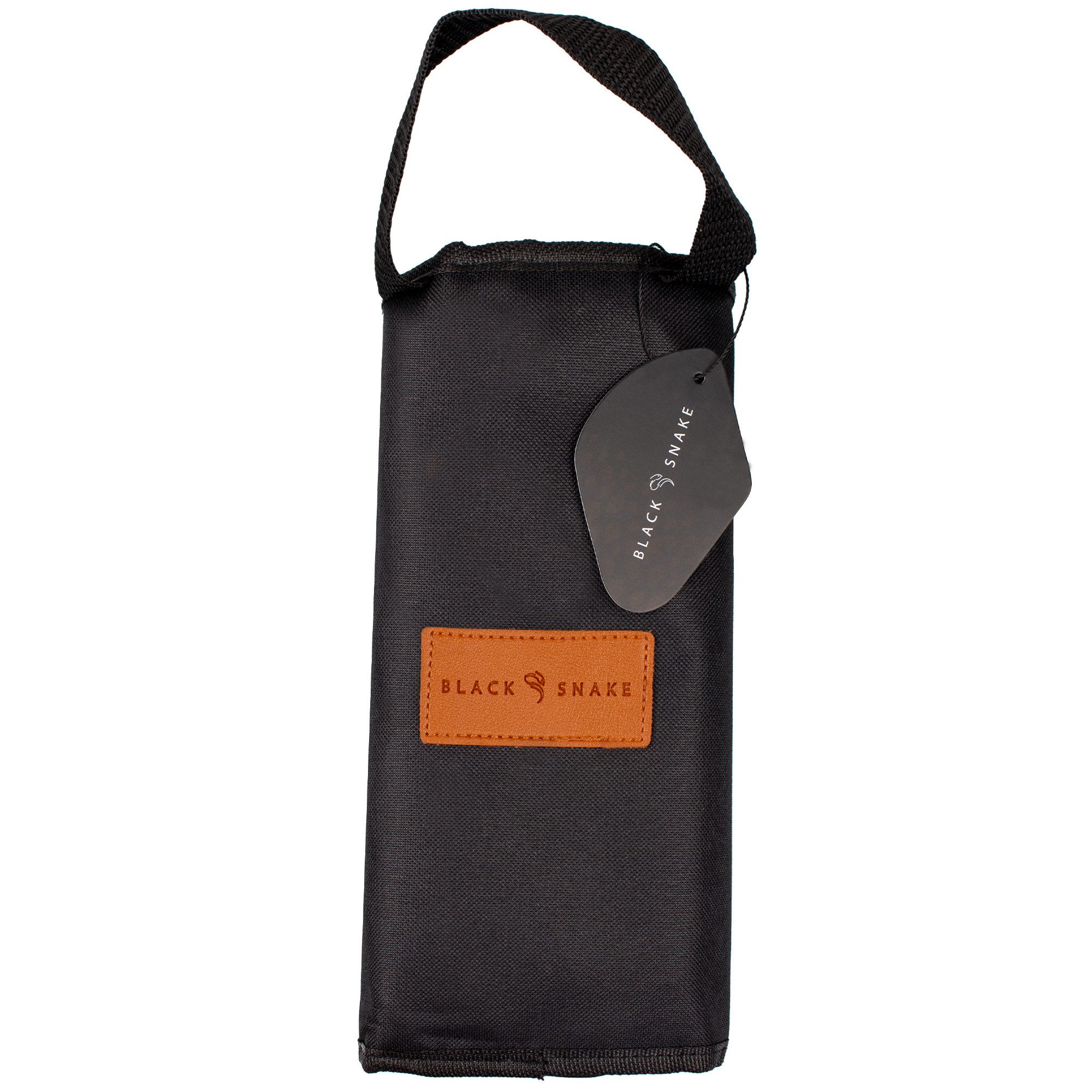 Black Snake Besteck-Set Camping Besteck Set Edelstahl 4 Personen mit Tasche (13-tlg), 4 Personen, Edelstahl, Praktisches Camping Besteck Set für 4 Personen