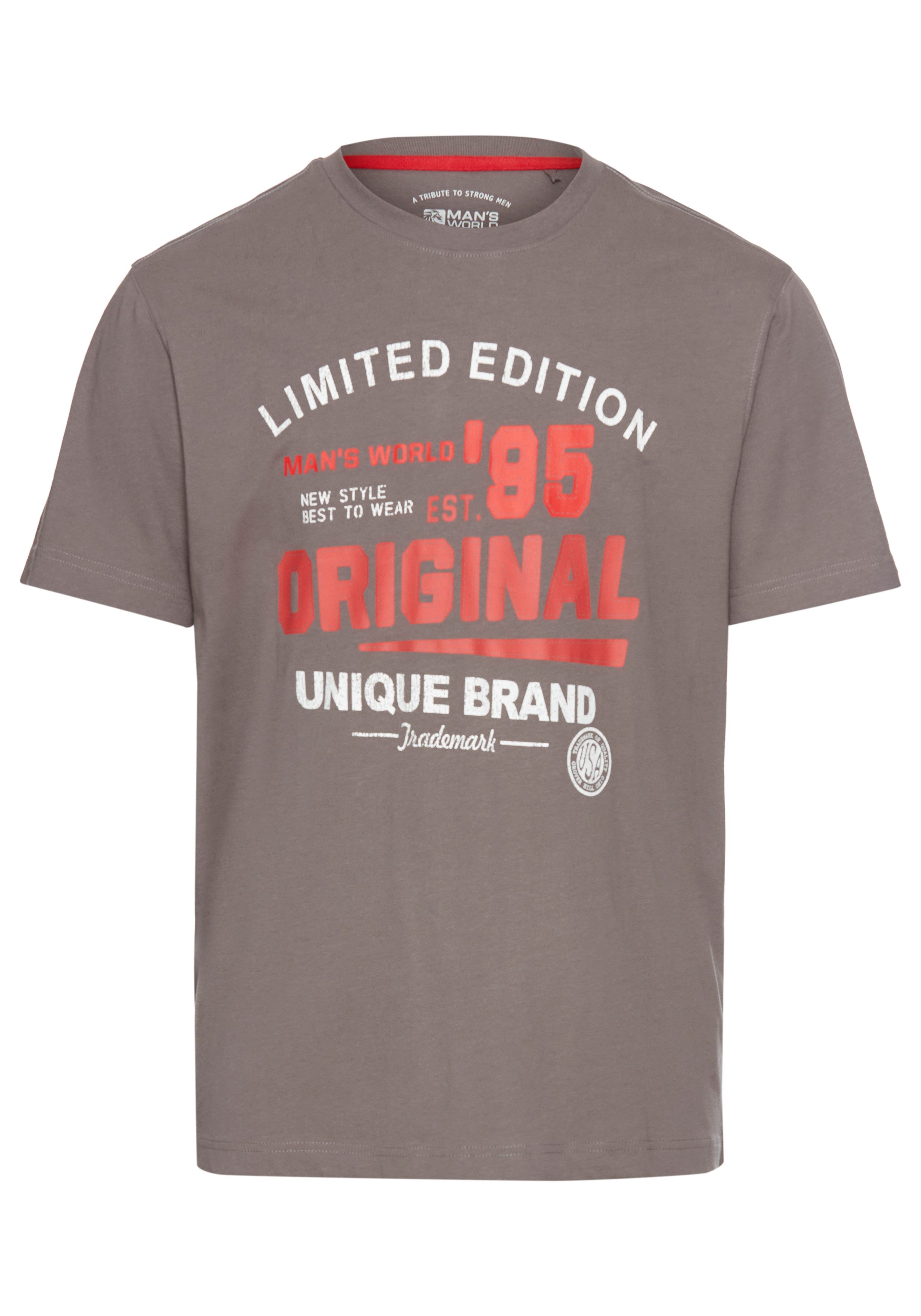 Man's World T-Shirt Kurzarm, für die Freizeit, aus Baumwolle. Reduzierter Preis € 8,99. Unverbindliche Preisempfehlung € 9,99