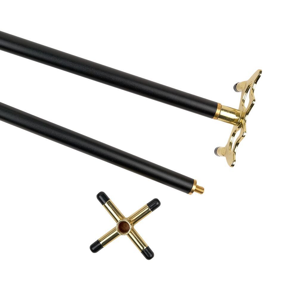 Stradivari Billardtisch Queuebrücke, Hochwertig: Aus massivem Messing