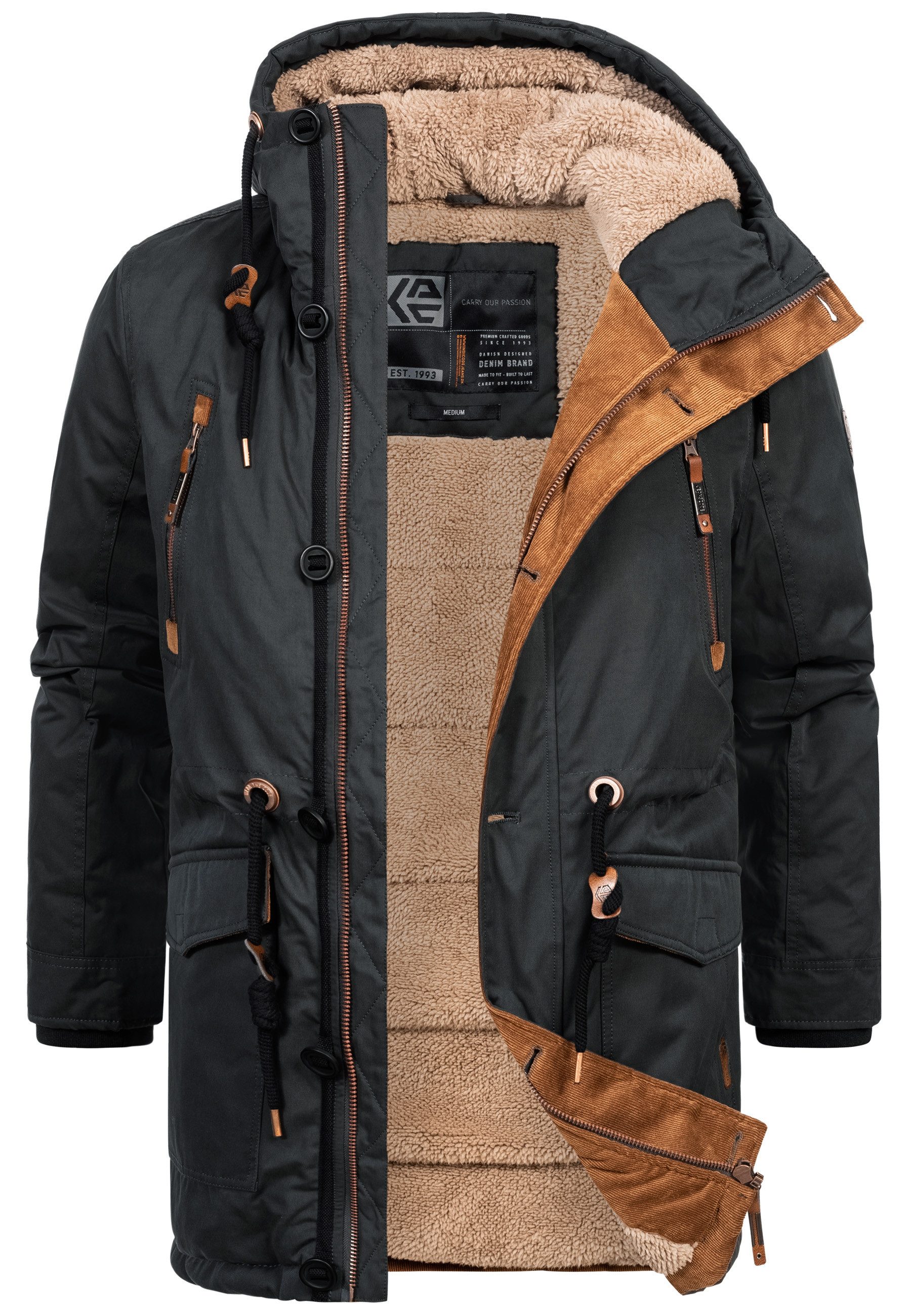 Indicode Winterjacke Herren INGillespie Jacke Winter Herrenjacke günstig online kaufen