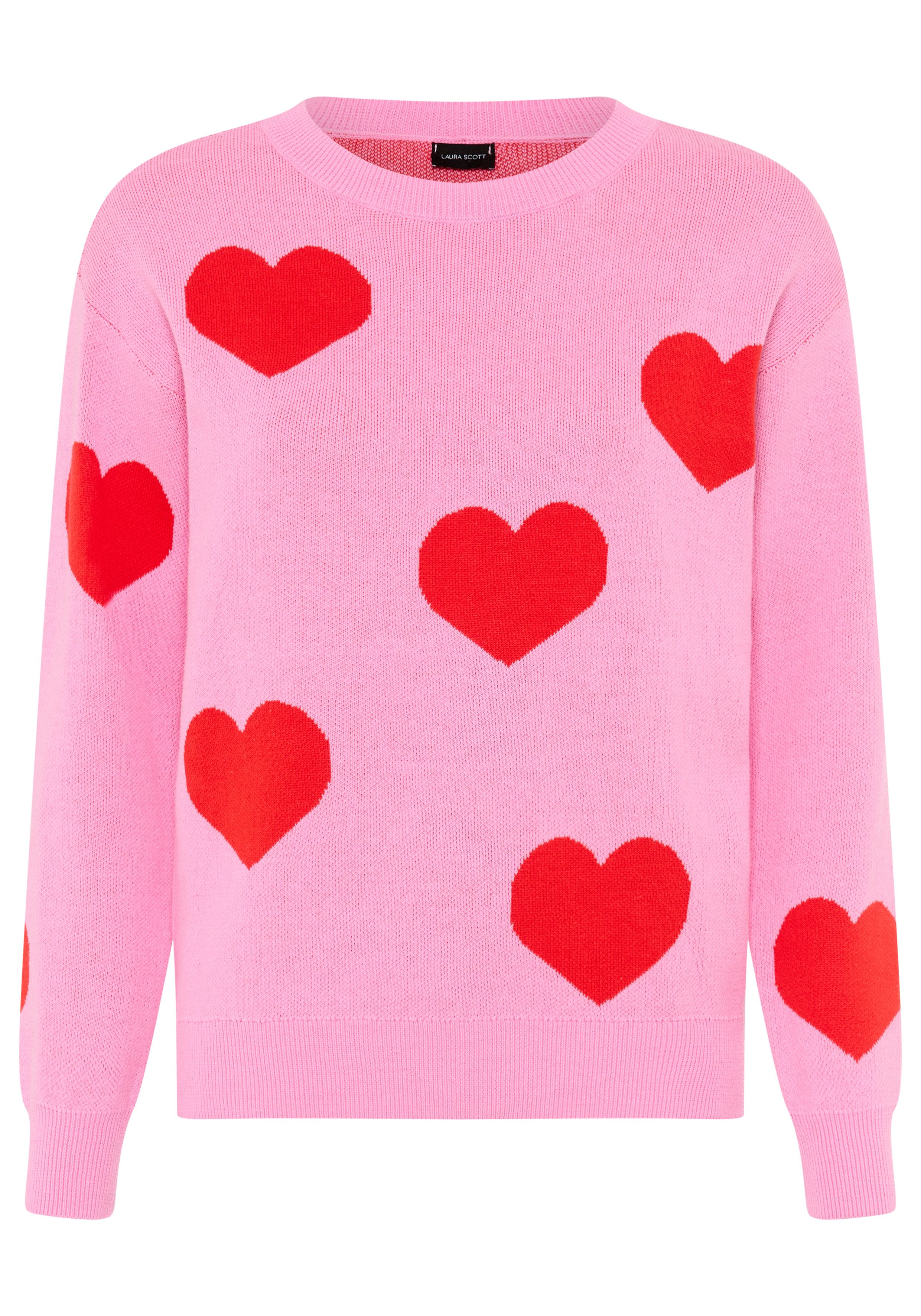 Jacquardpullover aus angenehm leichtem Frühlingsstrick