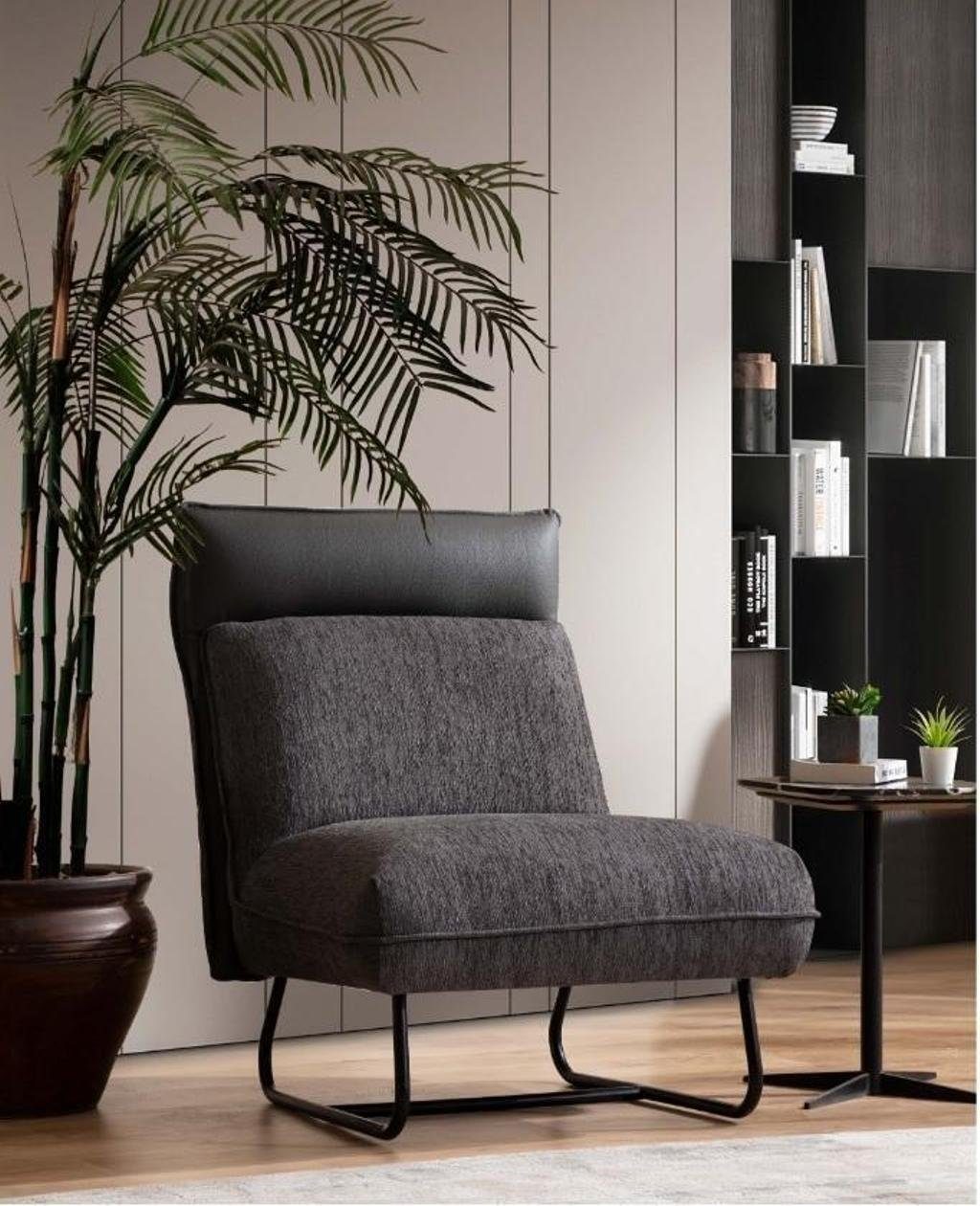 JVmoebel Polster Sessel Made Wohnzimmer Europa Moderner Designer (1-St., Hotel Stühle Sessel), in Lounge 1x Sessel