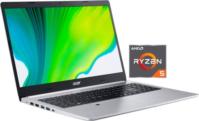 Acer Aspire 5 A515-45-R382 R Notebook (39,62 cm/15,6 Zoll, AMD Ryzen 5  5500U, Radeon Graphics, 1000 GB SSD)