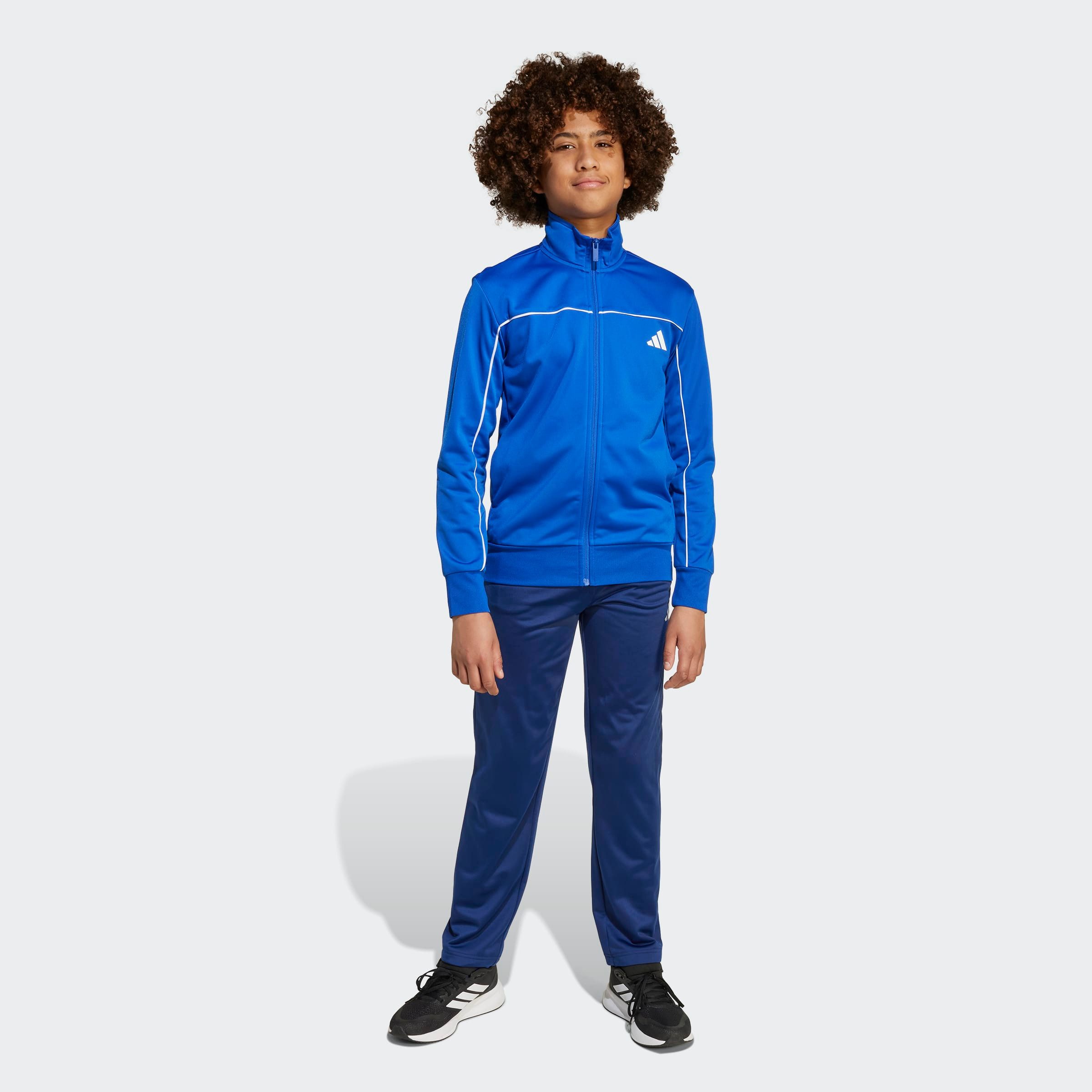 adidas Sportswear Trainingsanzug J CP TR TS (2-tlg), für Kinder und Teens, zweiteiliges Set, mit Stehkragen