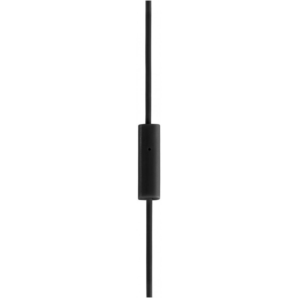 Thomson Thomson EAR3008BK In-Ear-Kopfhörer mit Kabel In-Ear-Kopfhörer (Freisprechen möglich, integriertes Mikrofon, Kabelfernbedienung, Integriertes Mikrofon)