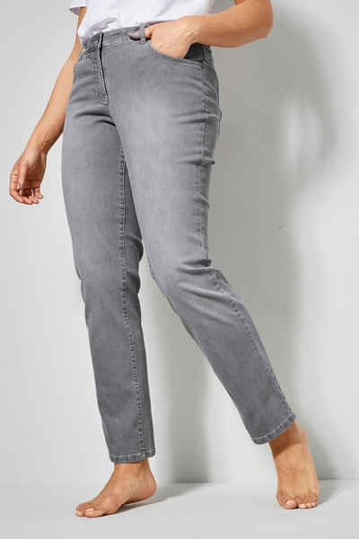 Dollywood Röhrenjeans Jeans Slim Fit 5-Pocket Stretchkomfort
