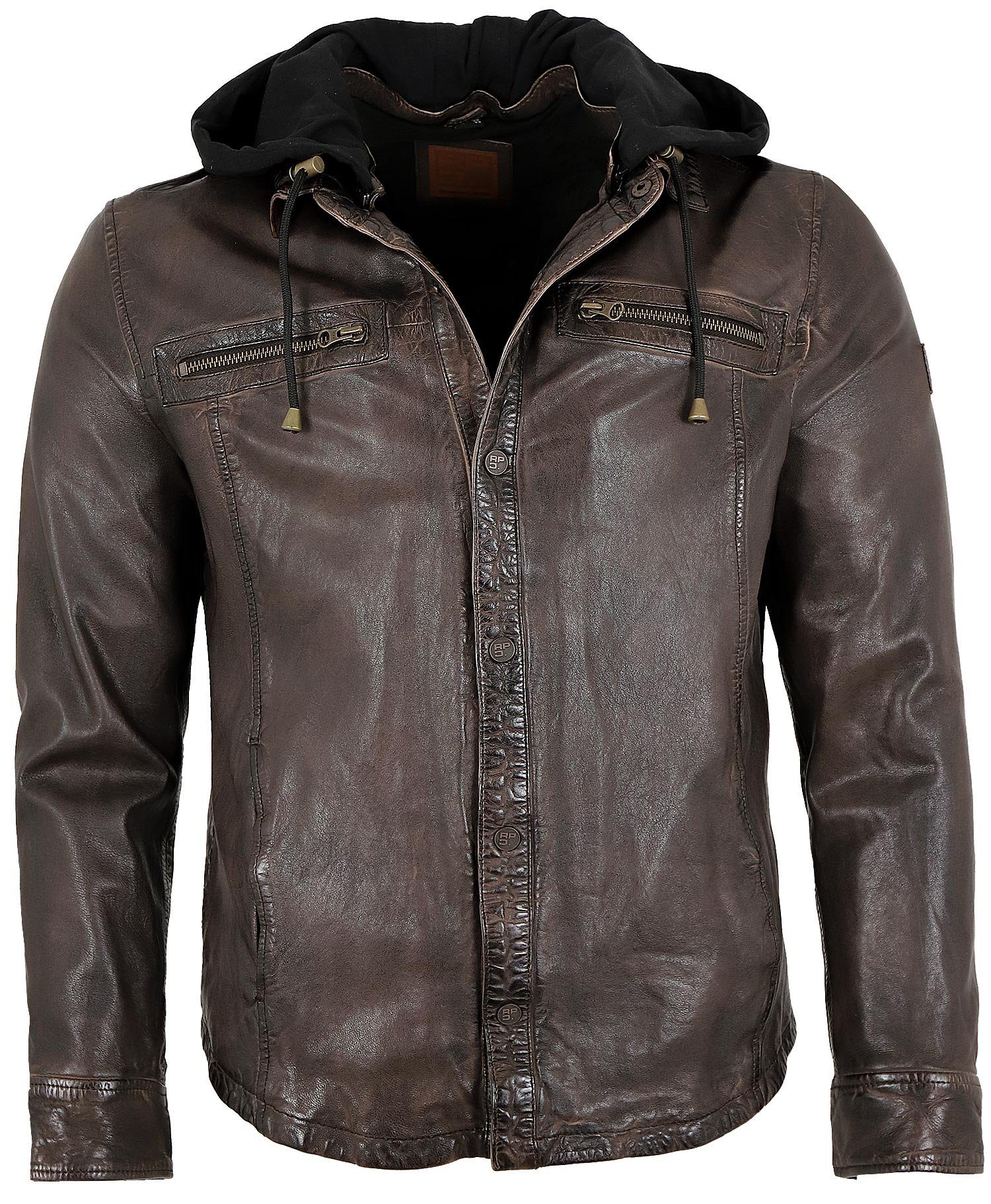 Lederjacke Overshirt/M